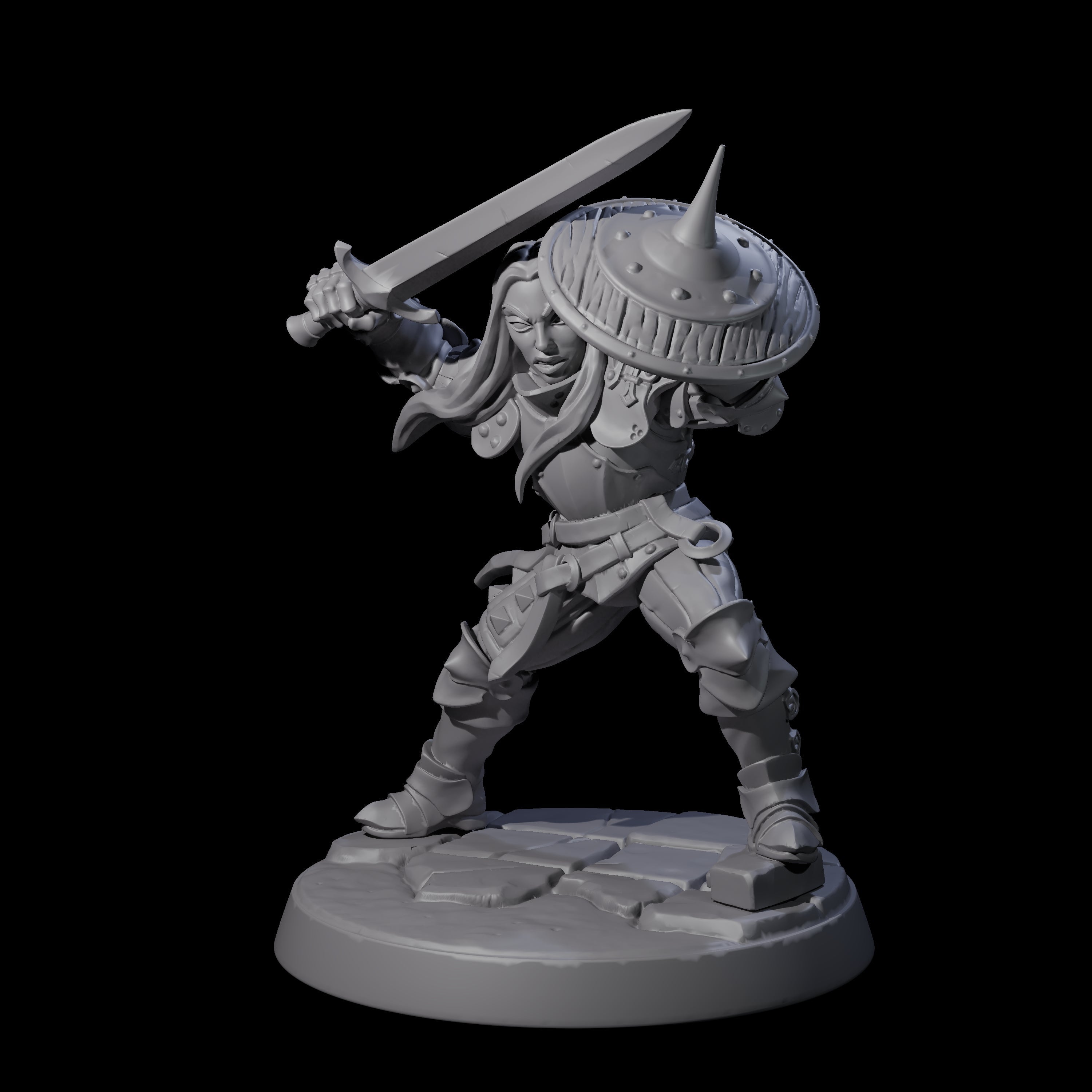 Clanking City Guard D Miniature for Dungeons and Dragons, Pathfinder or other TTRPGs