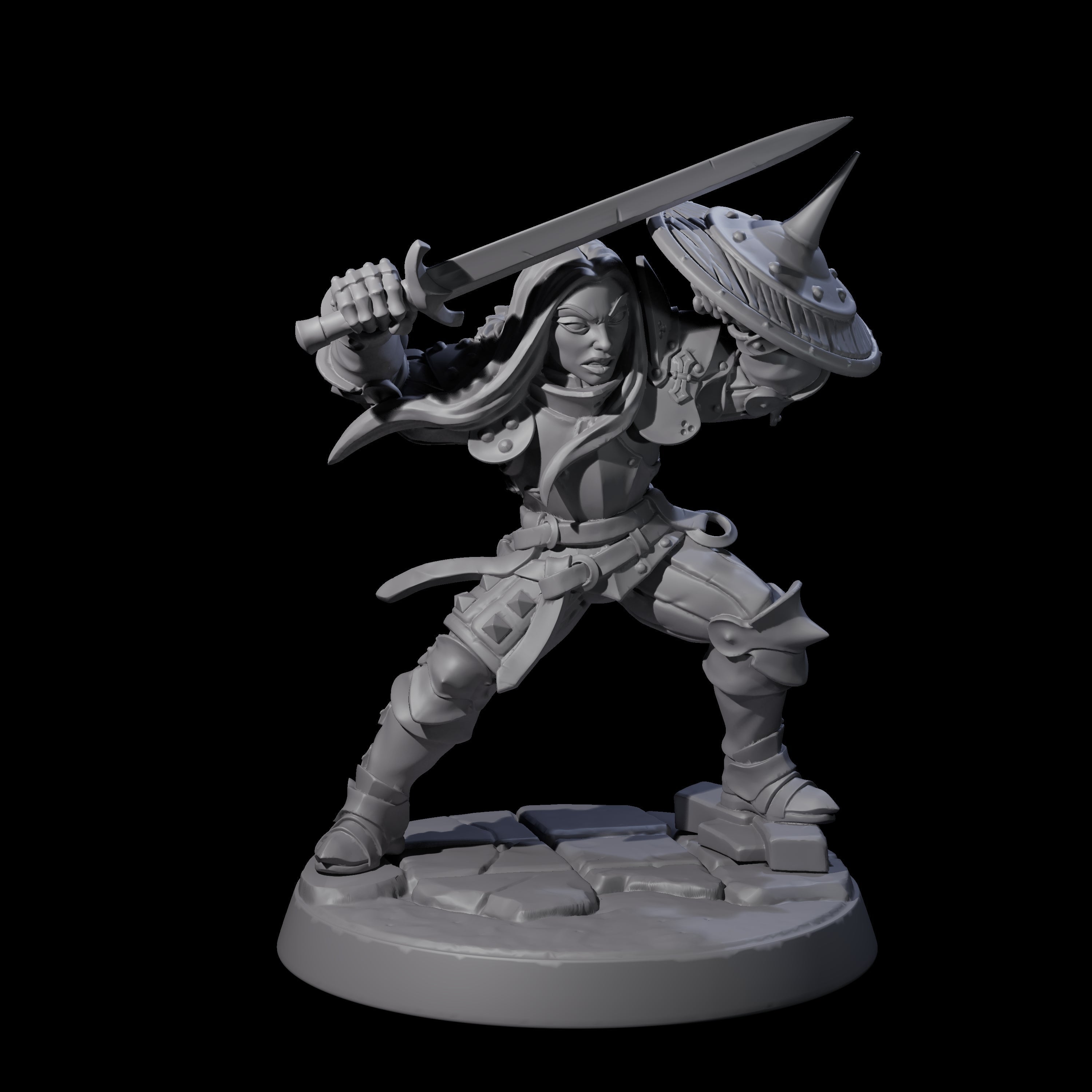 Clanking City Guard D Miniature for Dungeons and Dragons, Pathfinder or other TTRPGs