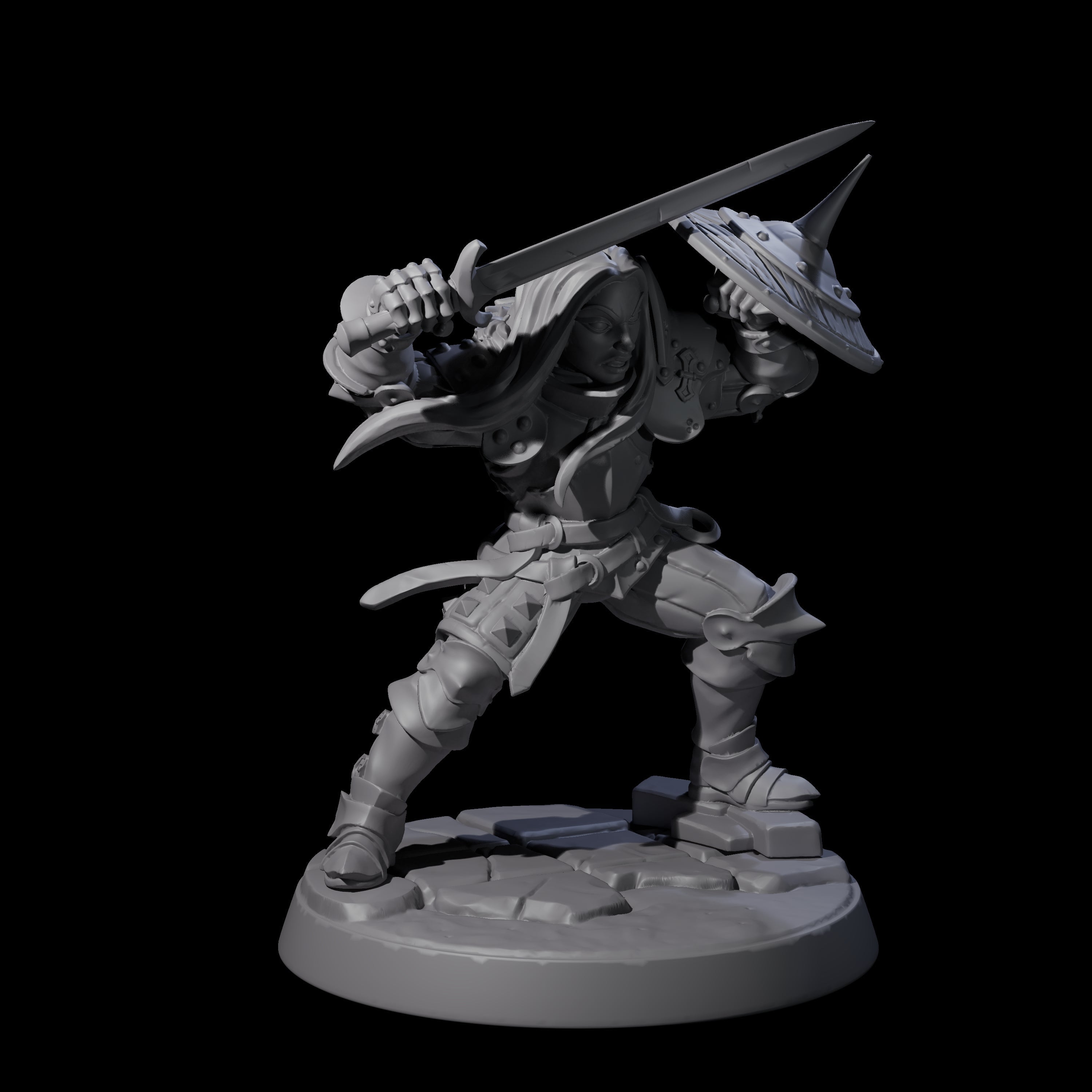 Clanking City Guard D Miniature for Dungeons and Dragons, Pathfinder or other TTRPGs