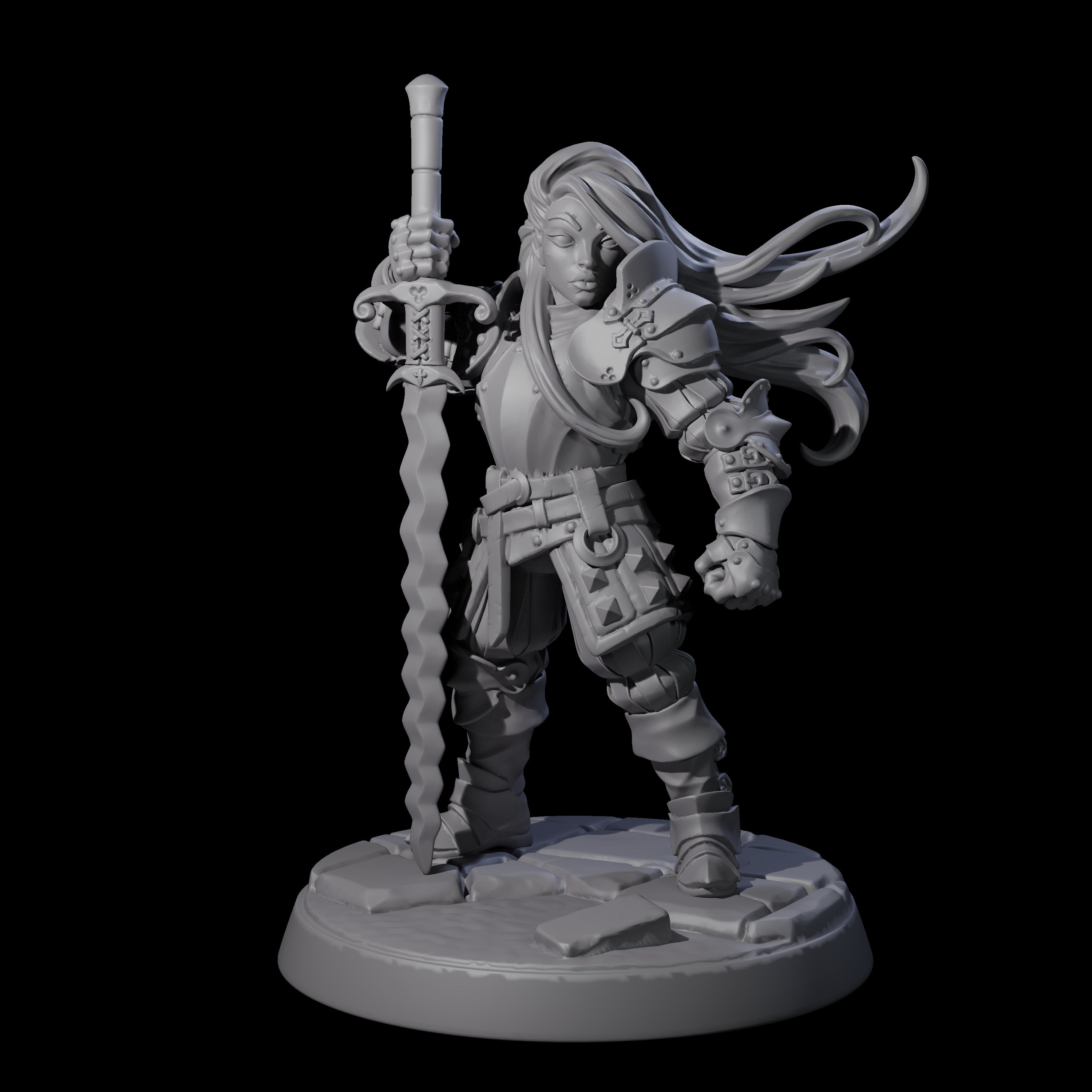 Clanking City Guard E Miniature for Dungeons and Dragons, Pathfinder or other TTRPGs