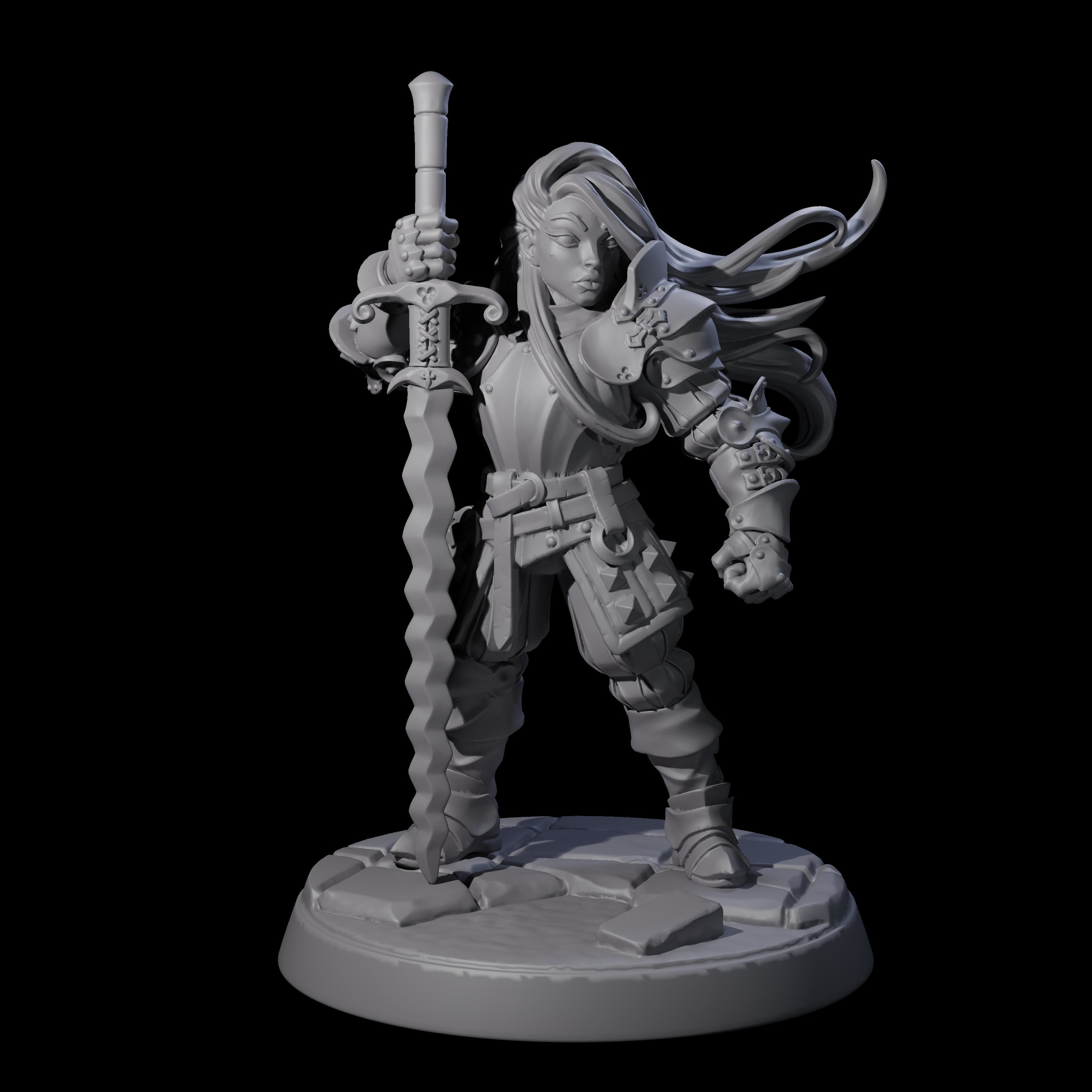 Clanking City Guard E Miniature for Dungeons and Dragons, Pathfinder or other TTRPGs