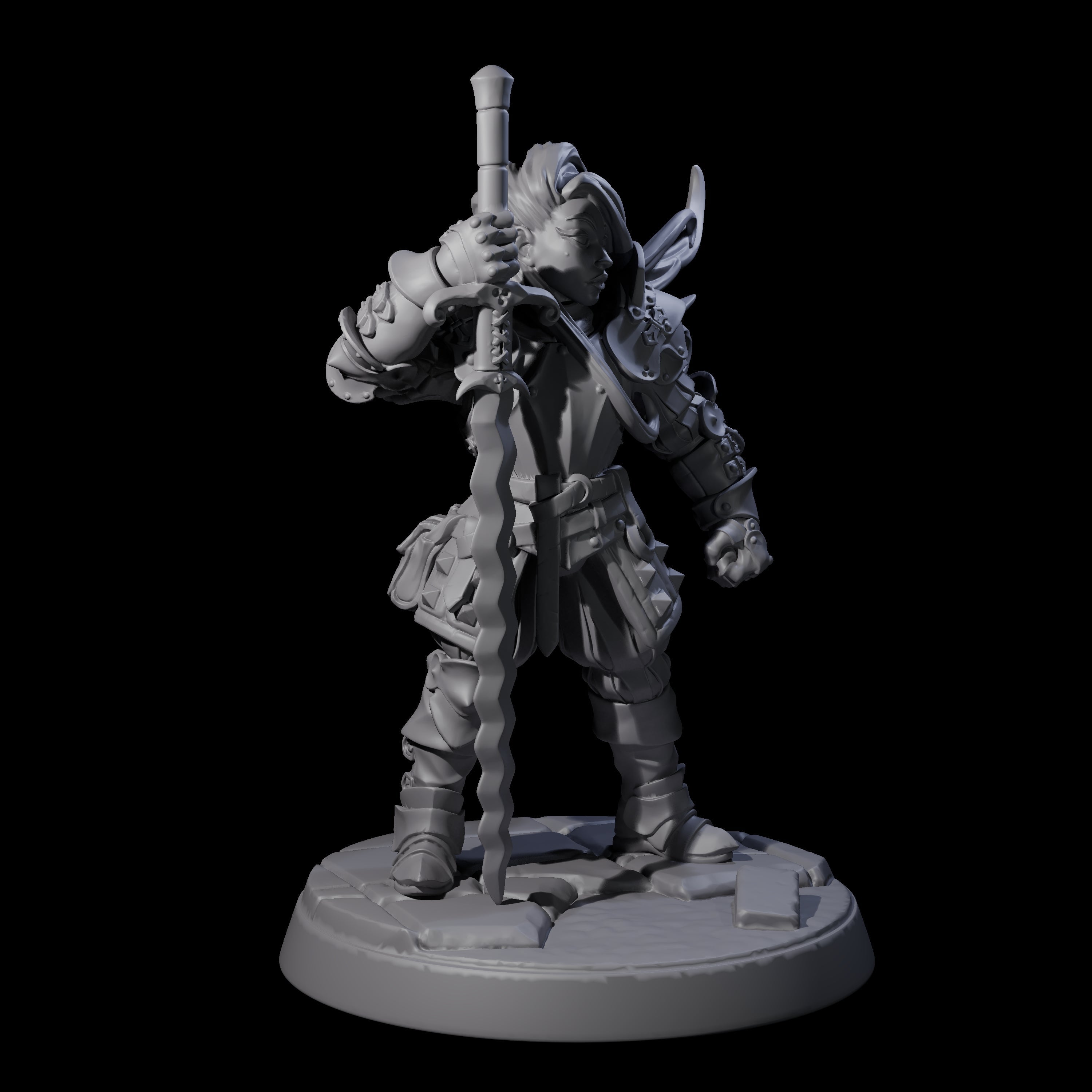 Clanking City Guard E Miniature for Dungeons and Dragons, Pathfinder or other TTRPGs