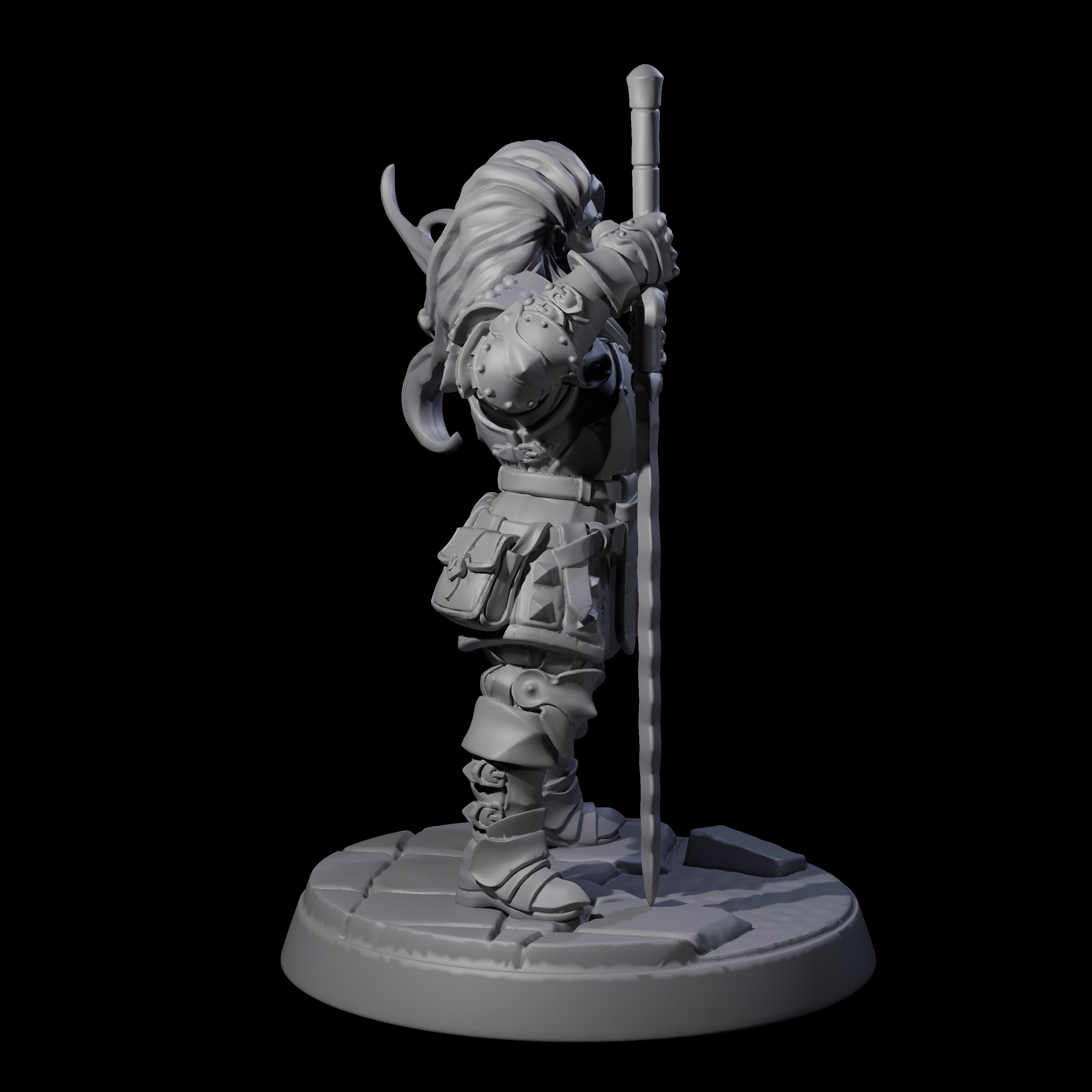 Clanking City Guard E Miniature for Dungeons and Dragons, Pathfinder or other TTRPGs