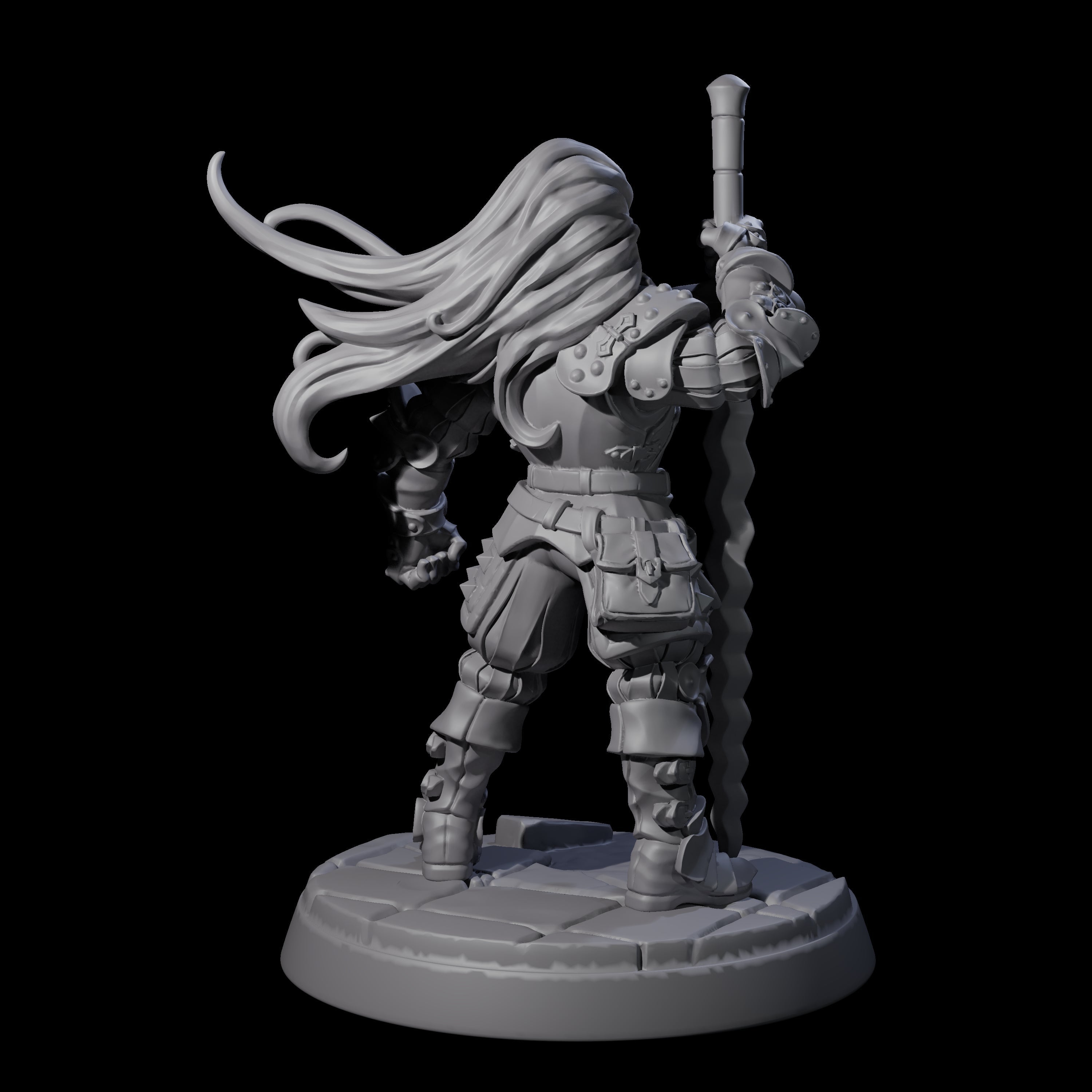 Clanking City Guard E Miniature for Dungeons and Dragons, Pathfinder or other TTRPGs