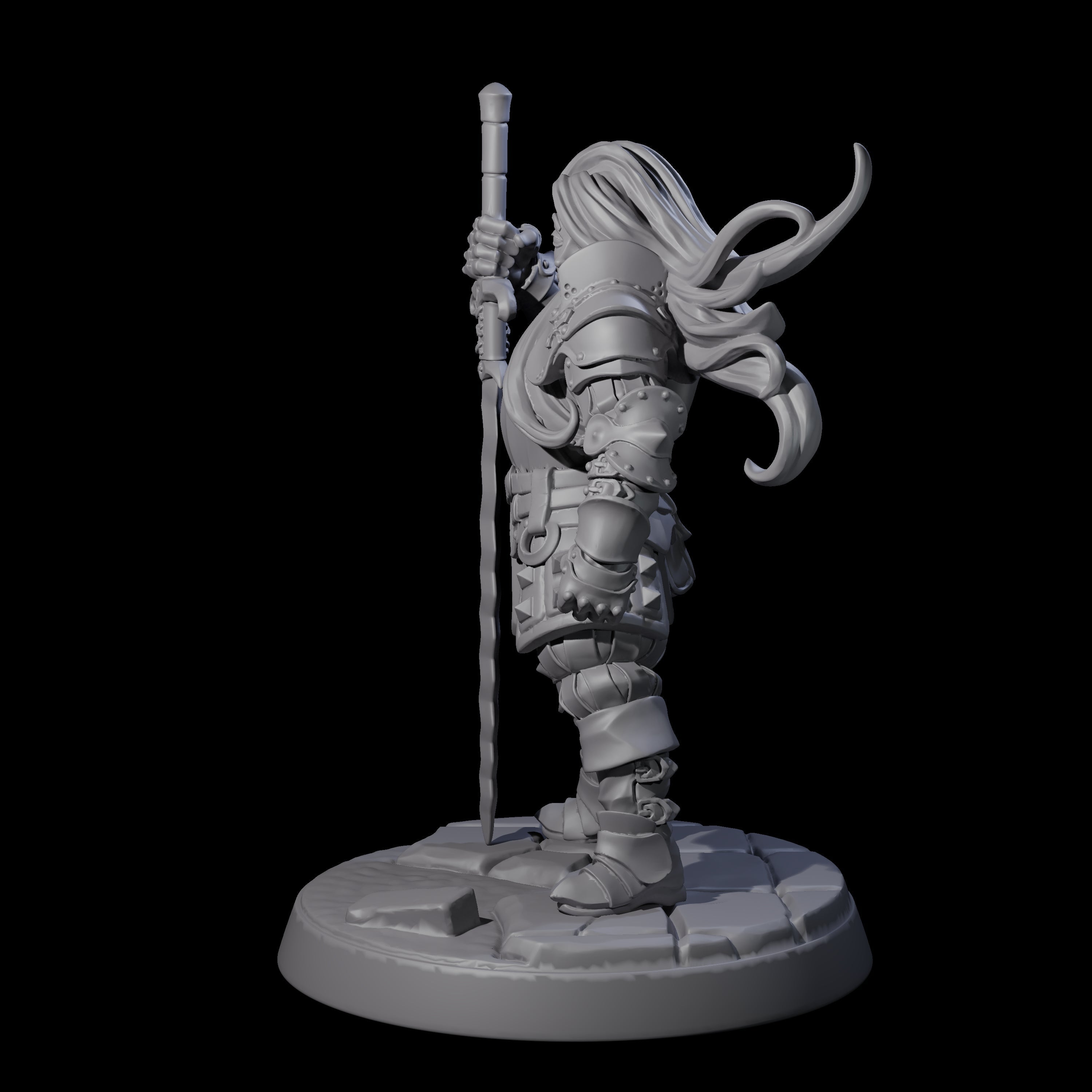 Clanking City Guard E Miniature for Dungeons and Dragons, Pathfinder or other TTRPGs