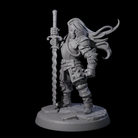 Clanking City Guard E Miniature for Dungeons and Dragons, Pathfinder or other TTRPGs