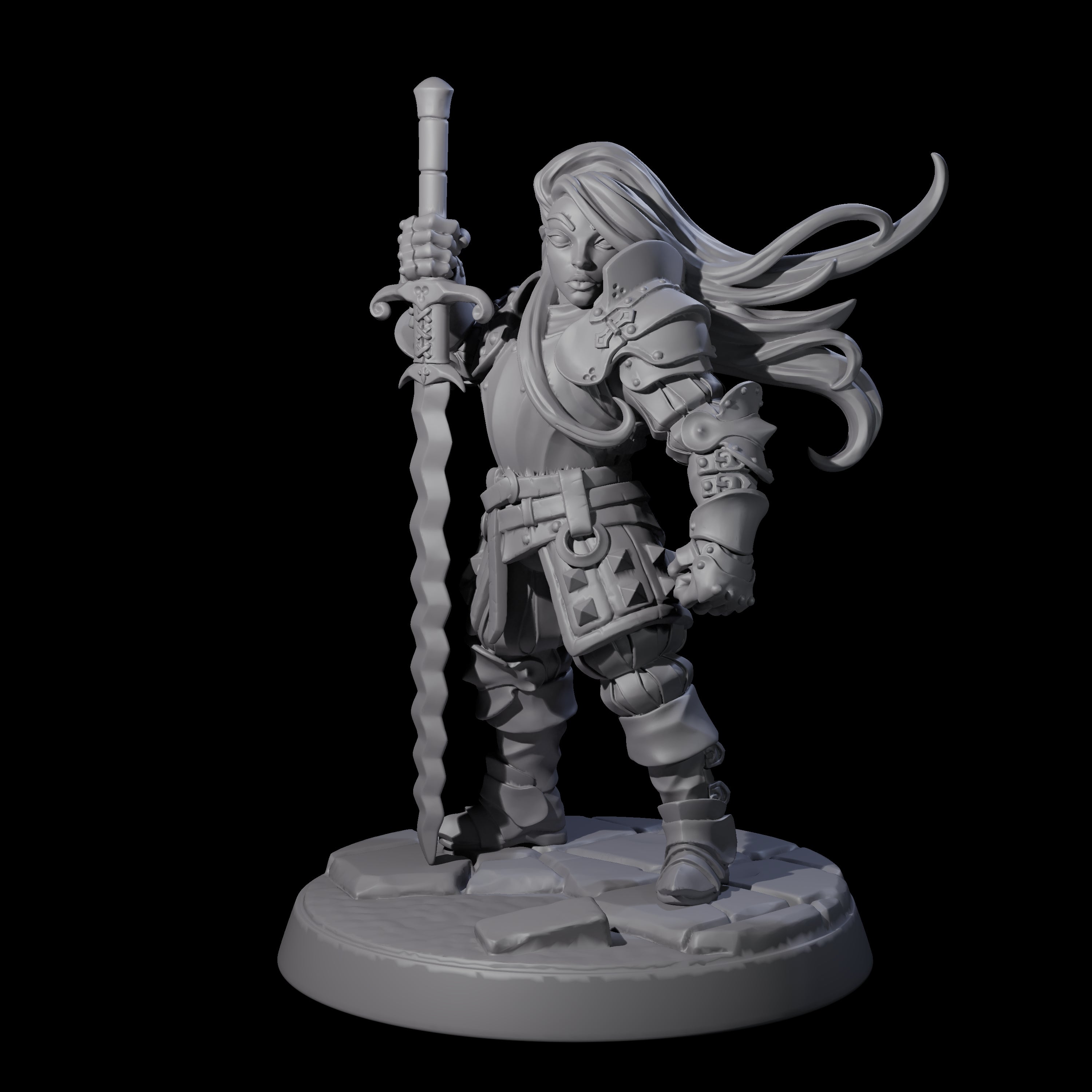 Clanking City Guard E Miniature for Dungeons and Dragons, Pathfinder or other TTRPGs