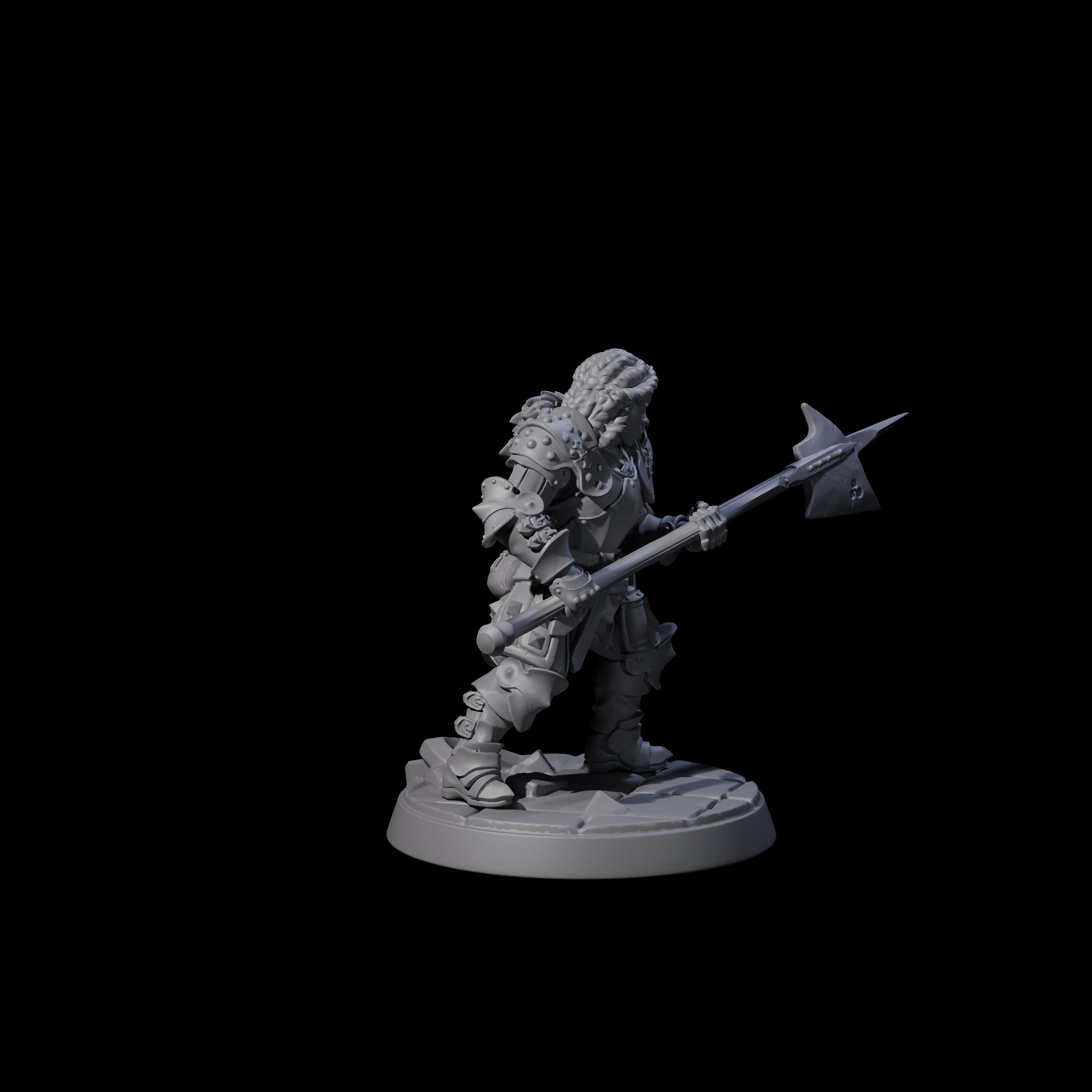 Clanking City Guard F Miniature for Dungeons and Dragons, Pathfinder or other TTRPGs