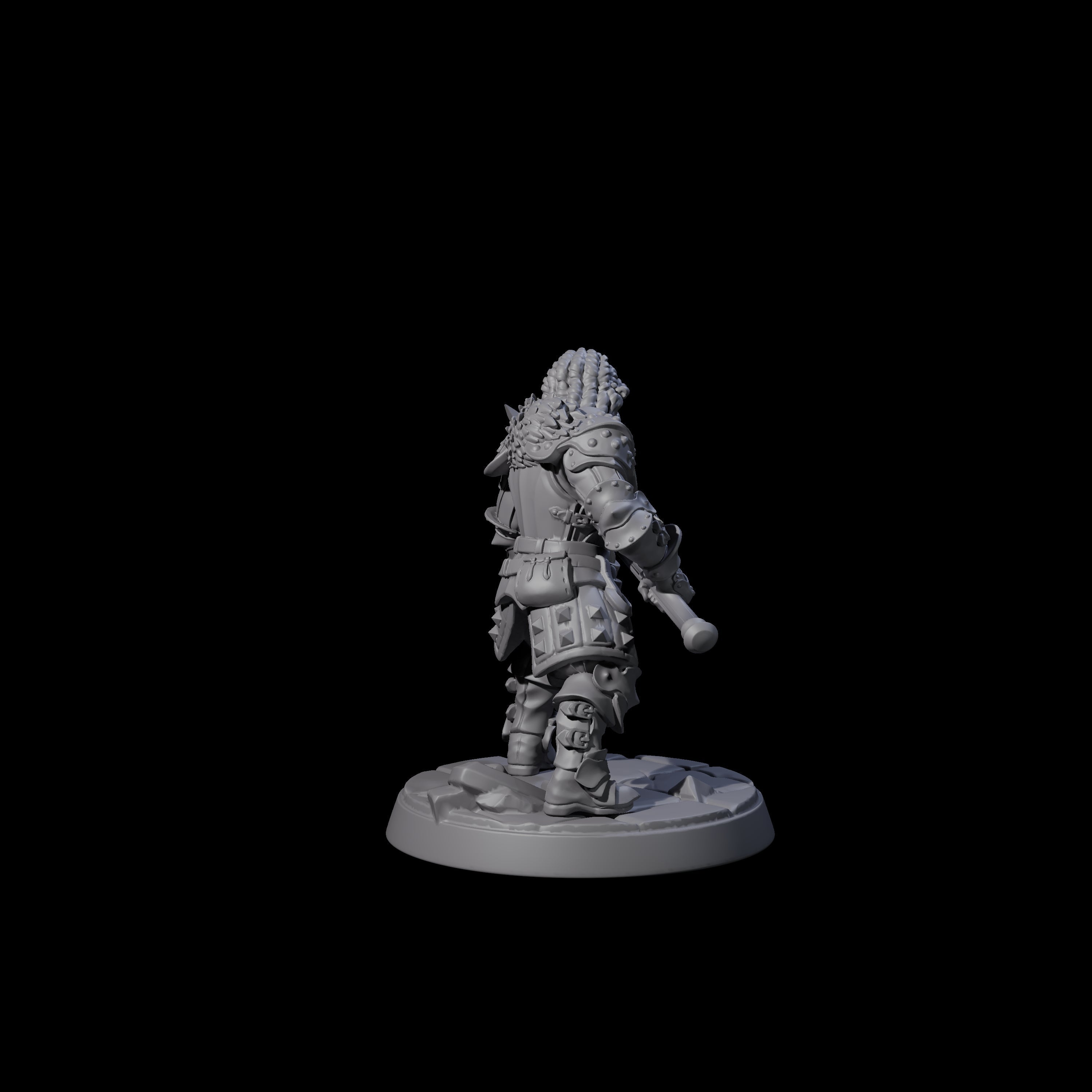 Clanking City Guard F Miniature for Dungeons and Dragons, Pathfinder or other TTRPGs