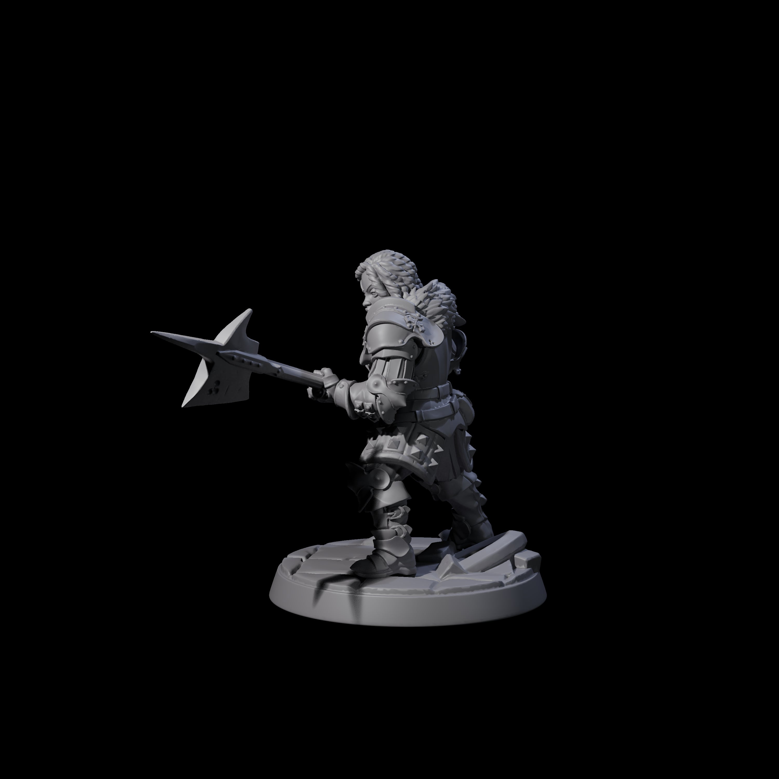 Clanking City Guard F Miniature for Dungeons and Dragons, Pathfinder or other TTRPGs