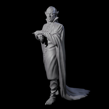 Classic Elder Vampire Miniature for Dungeons and Dragons, Pathfinder or other TTRPGs