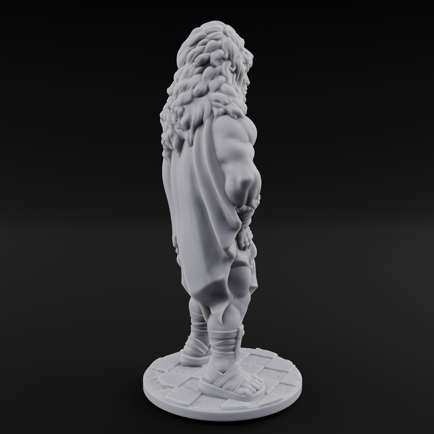 Classic Hercules Miniature for Dungeons and Dragons, Pathfinder or other TTRPGs