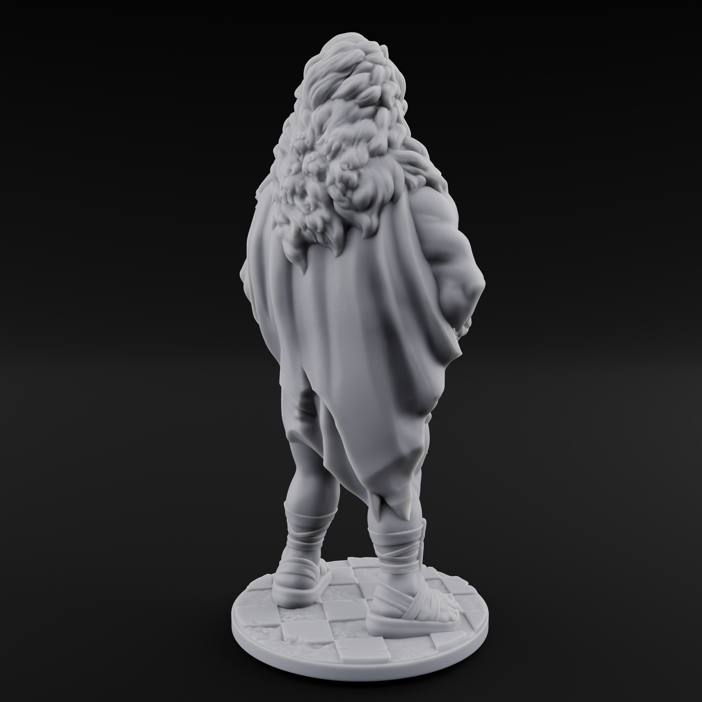 Classic Hercules Miniature for Dungeons and Dragons, Pathfinder or other TTRPGs
