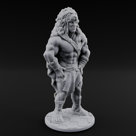 Classic Hercules Miniature for Dungeons and Dragons, Pathfinder or other TTRPGs