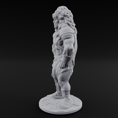 Classic Hercules Miniature for Dungeons and Dragons, Pathfinder or other TTRPGs