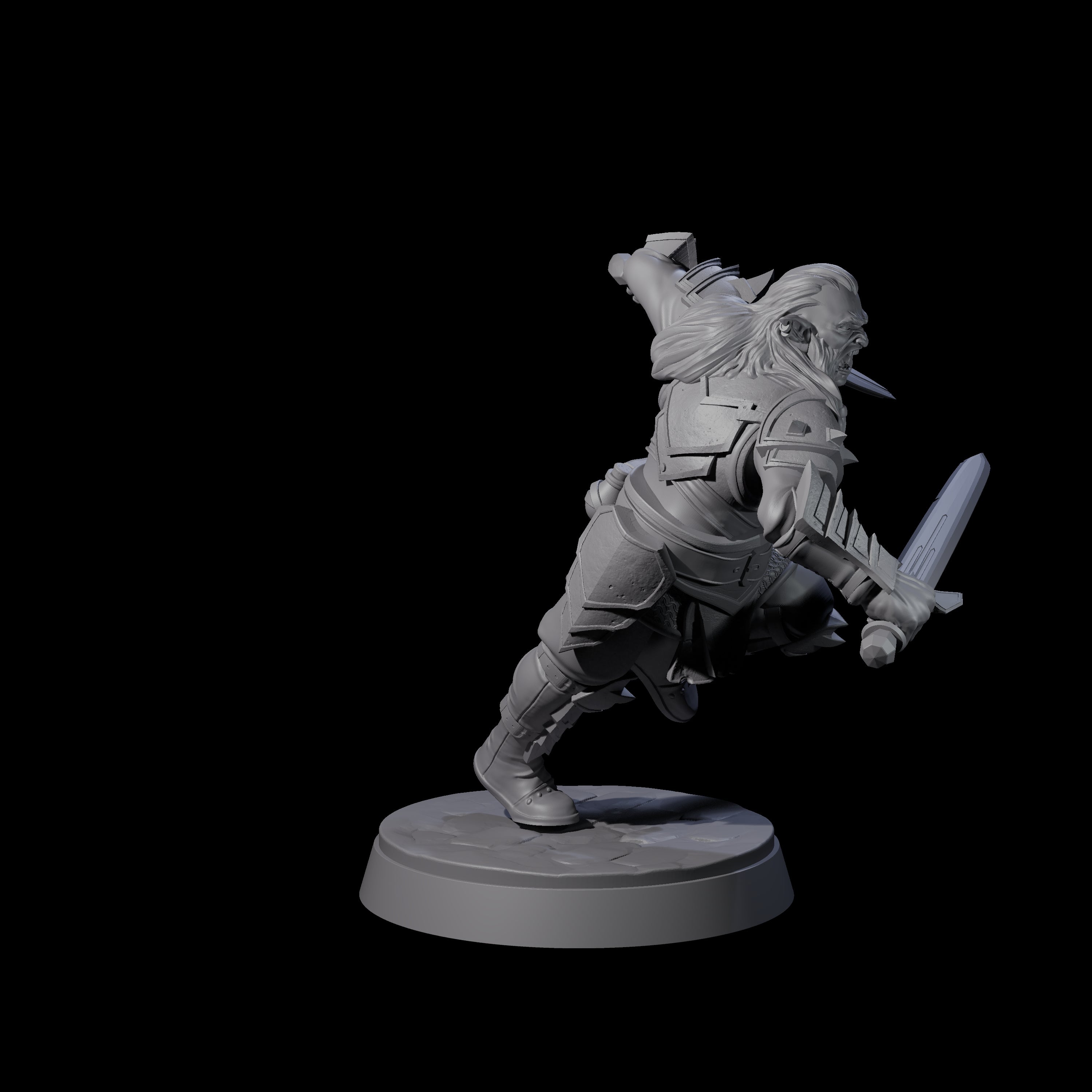Classic Hobgoblin Raider B Miniature for Dungeons and Dragons, Pathfinder or other TTRPGs