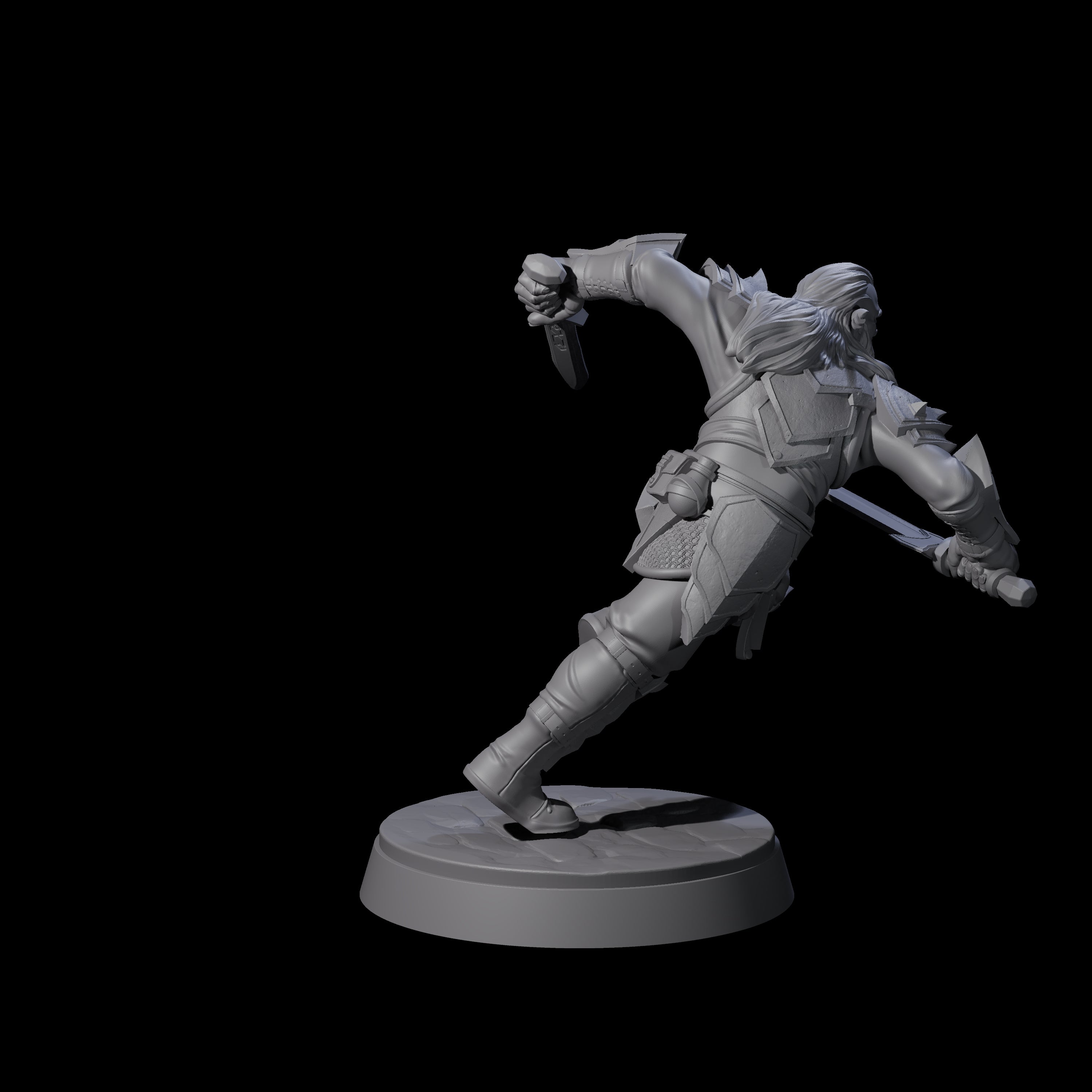 Classic Hobgoblin Raider B Miniature for Dungeons and Dragons, Pathfinder or other TTRPGs