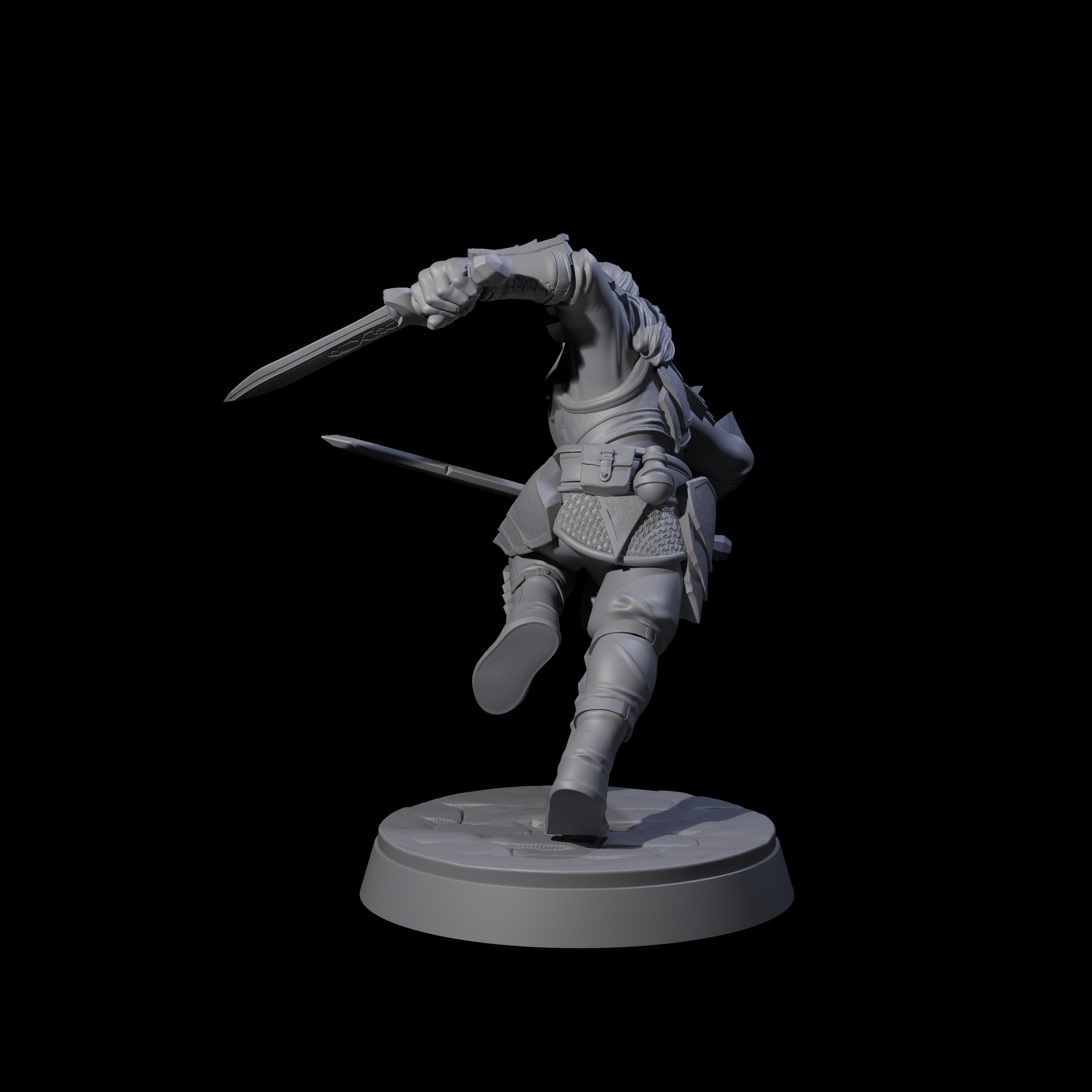 Classic Hobgoblin Raider B Miniature for Dungeons and Dragons, Pathfinder or other TTRPGs