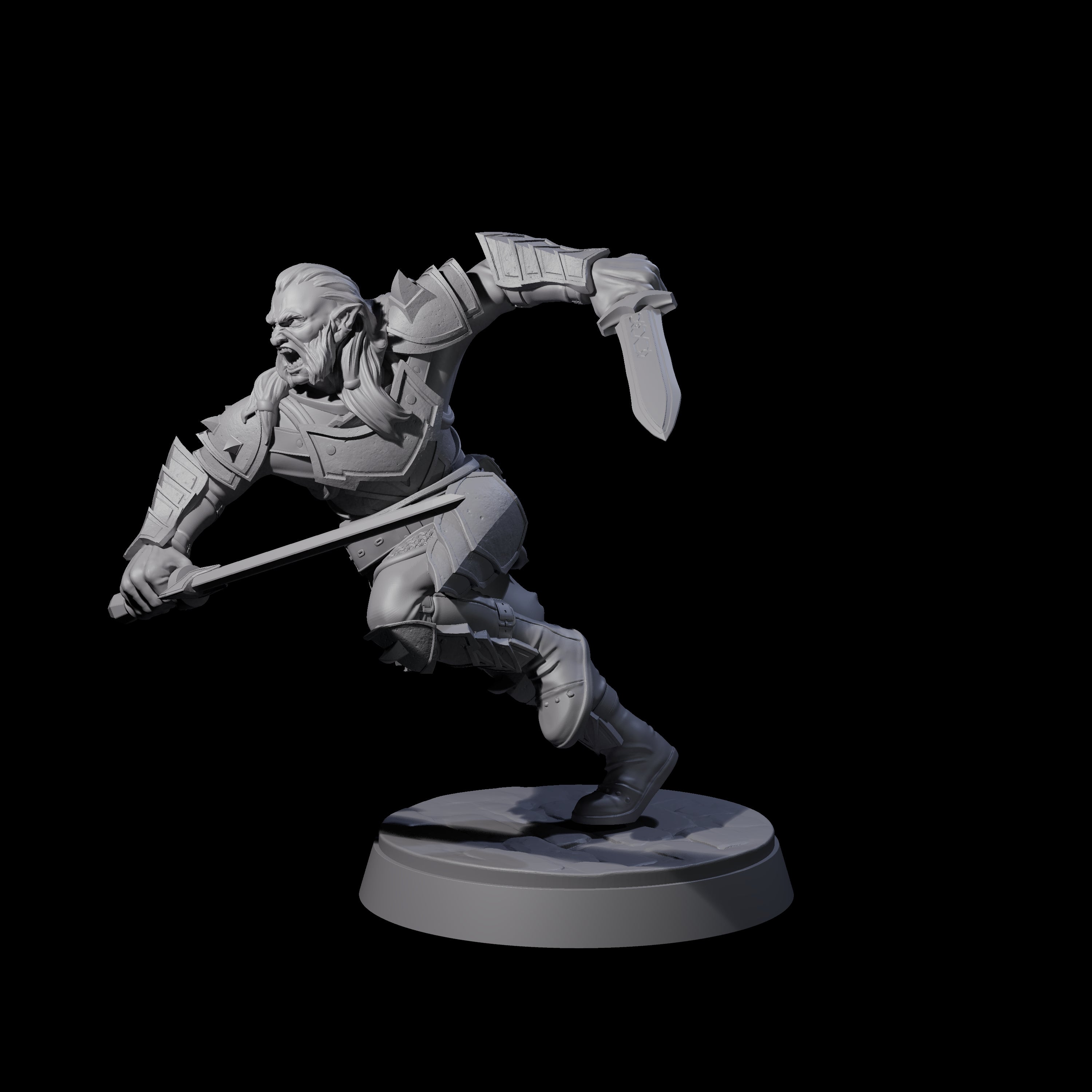 Classic Hobgoblin Raider B Miniature for Dungeons and Dragons, Pathfinder or other TTRPGs