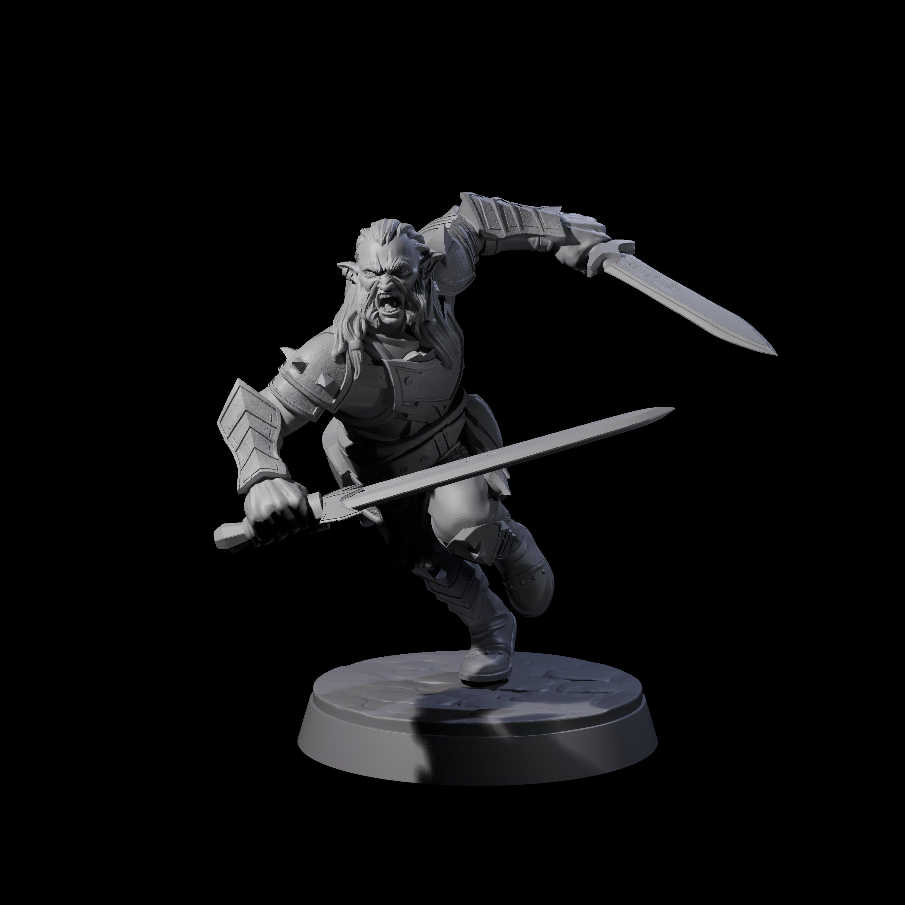 Classic Hobgoblin Raider B Miniature for Dungeons and Dragons, Pathfinder or other TTRPGs