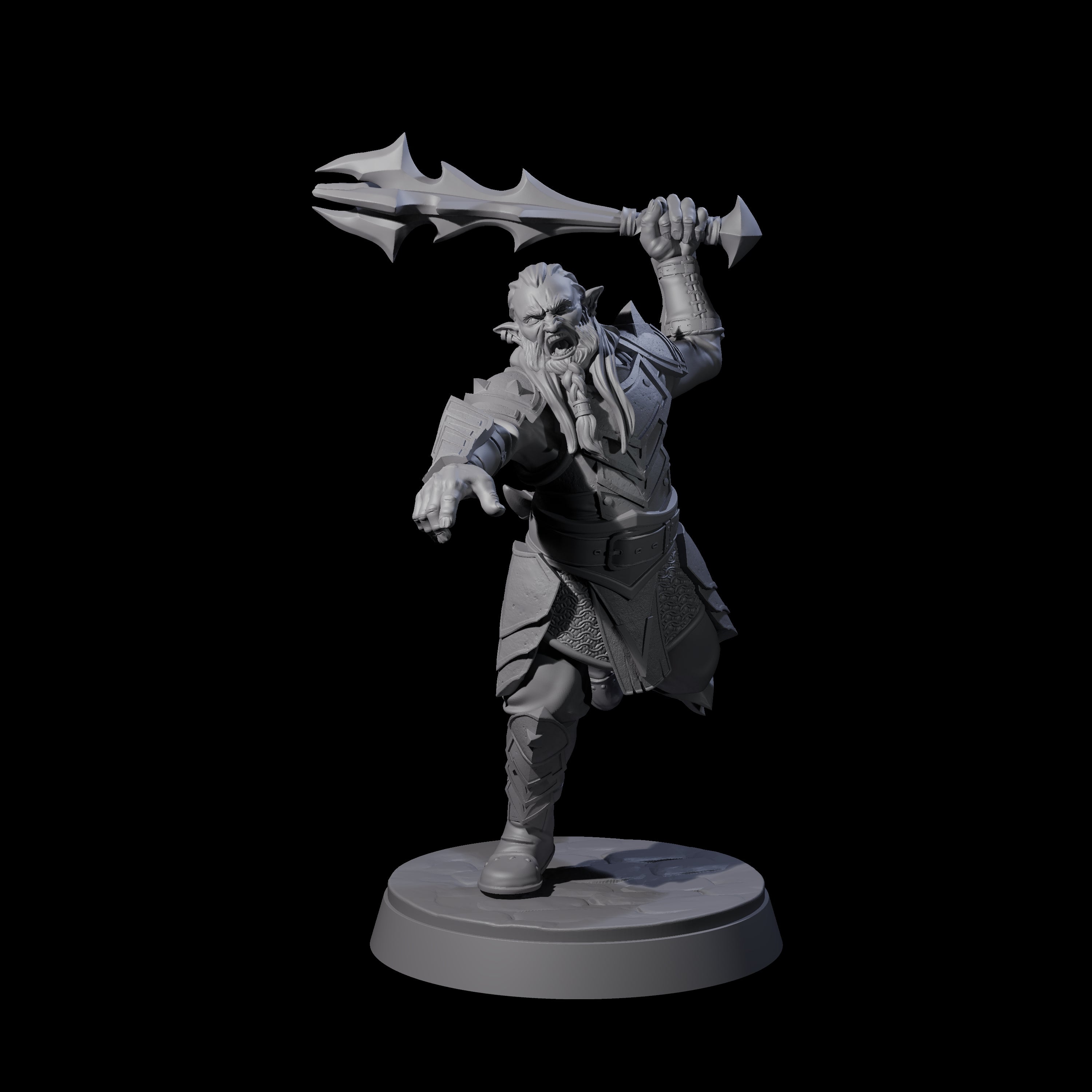 Classic Hobgoblin Raider C Miniature for Dungeons and Dragons, Pathfinder or other TTRPGs