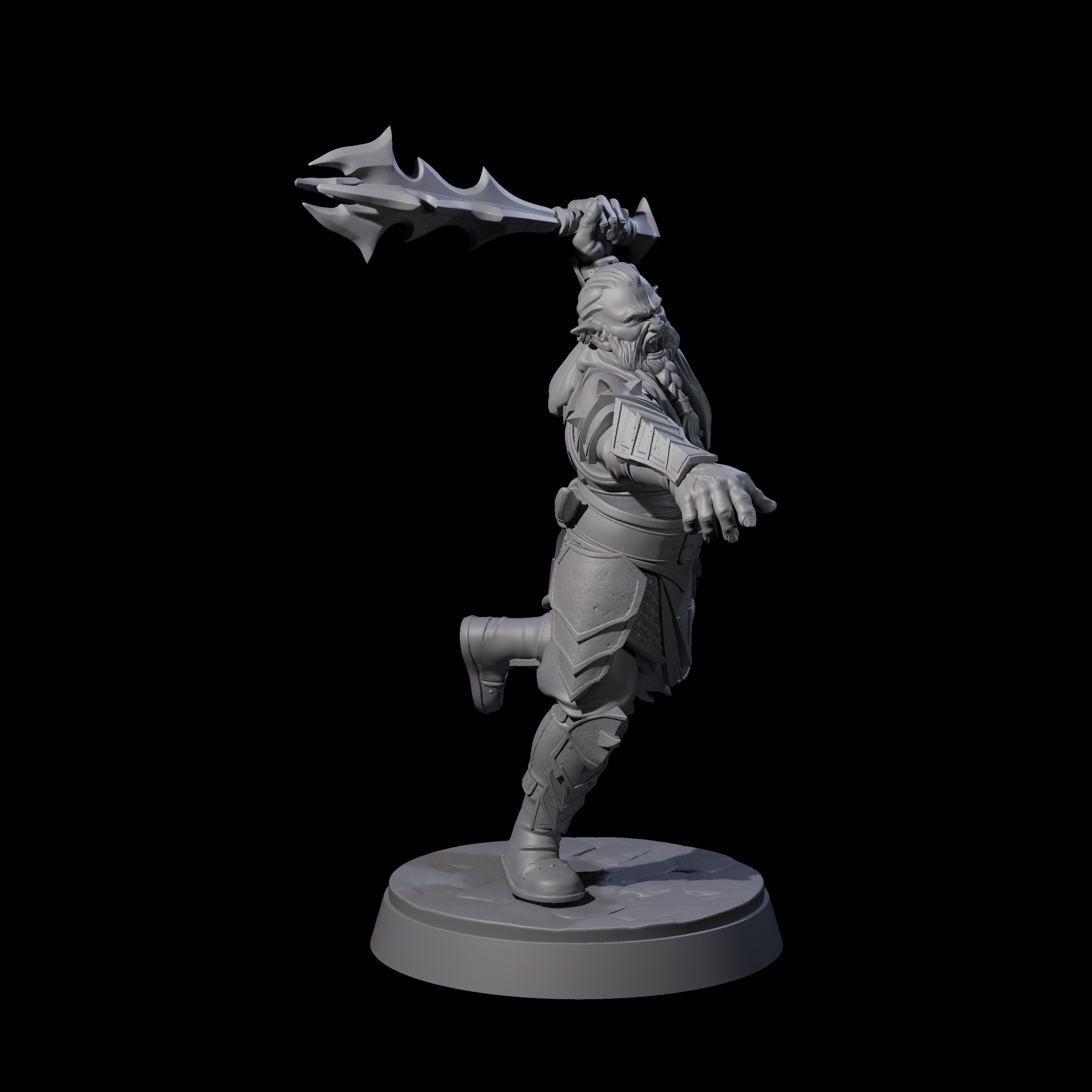 Classic Hobgoblin Raider C Miniature for Dungeons and Dragons, Pathfinder or other TTRPGs