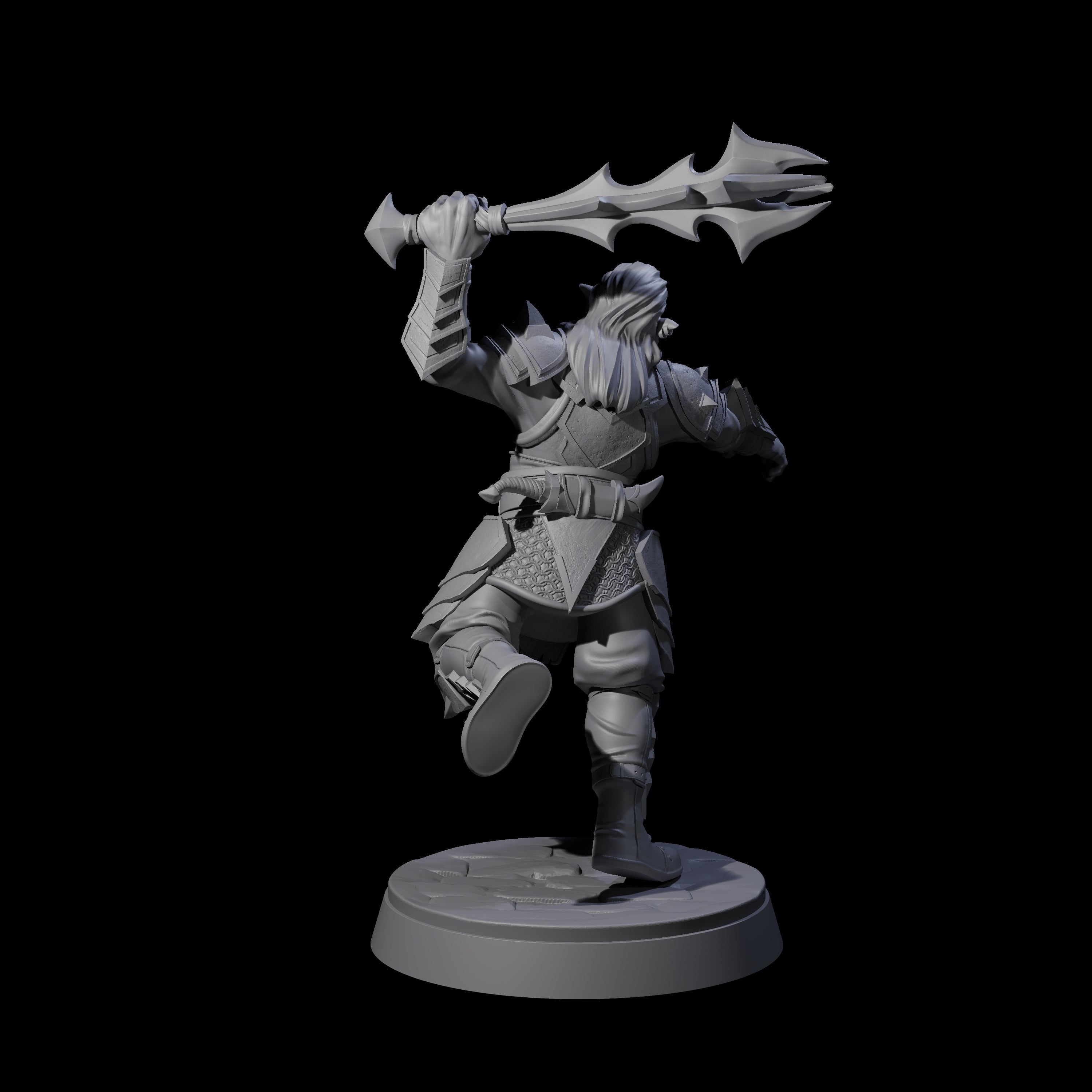 Classic Hobgoblin Raider C Miniature for Dungeons and Dragons, Pathfinder or other TTRPGs