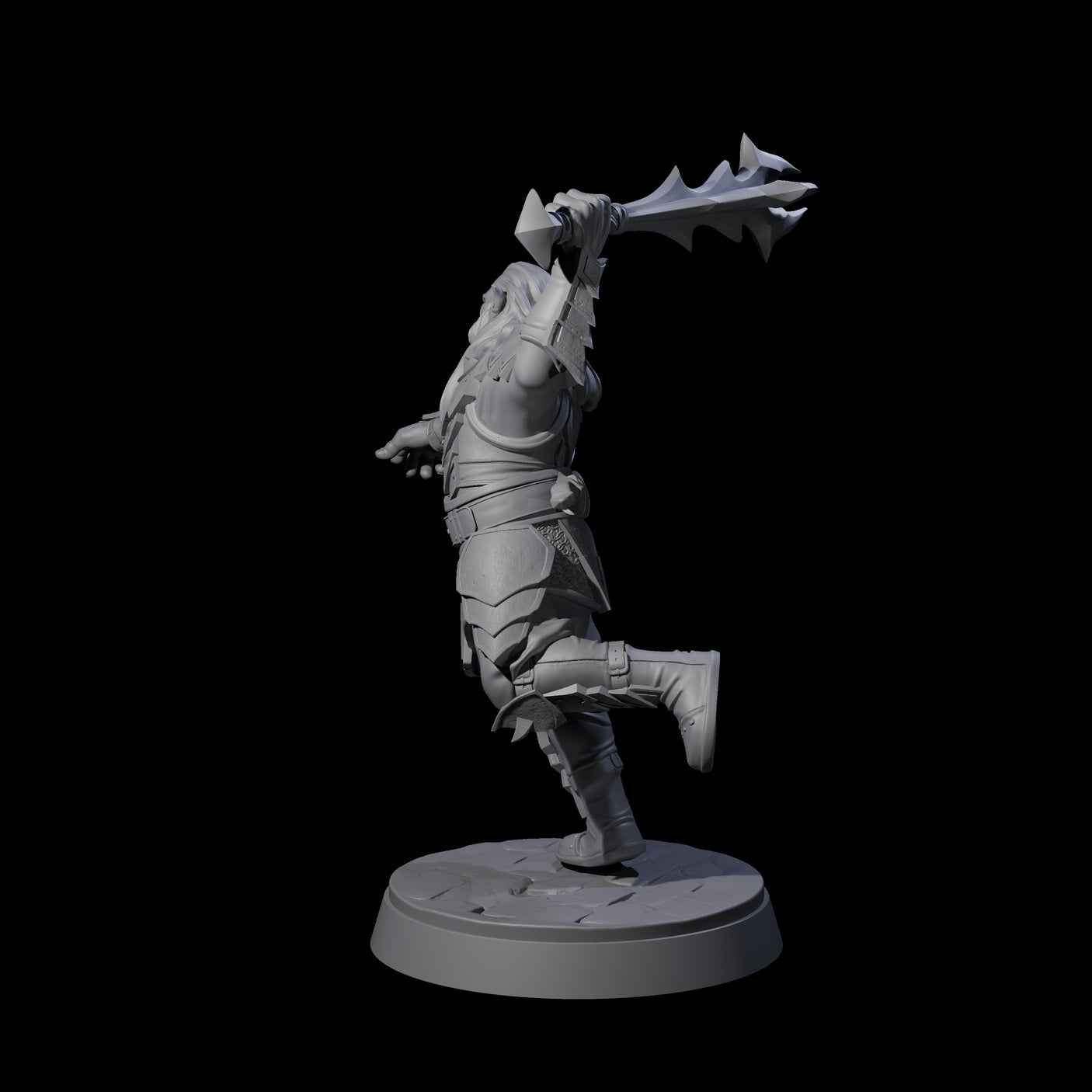 Classic Hobgoblin Raider C Miniature for Dungeons and Dragons, Pathfinder or other TTRPGs
