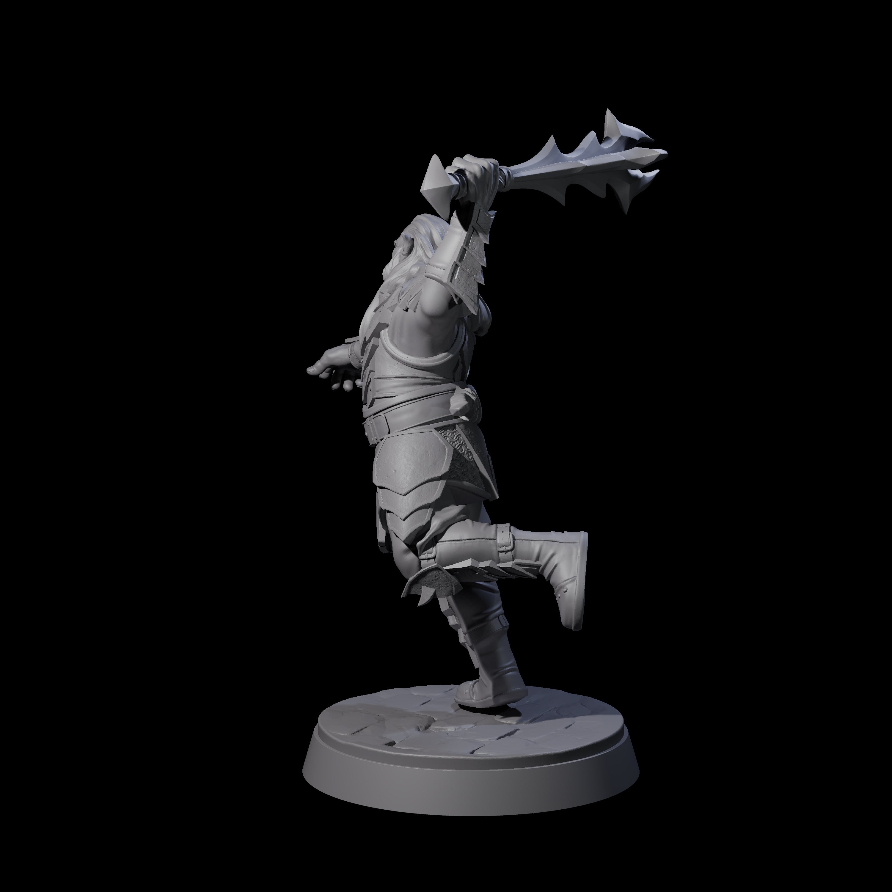 Classic Hobgoblin Raider C Miniature for Dungeons and Dragons, Pathfinder or other TTRPGs