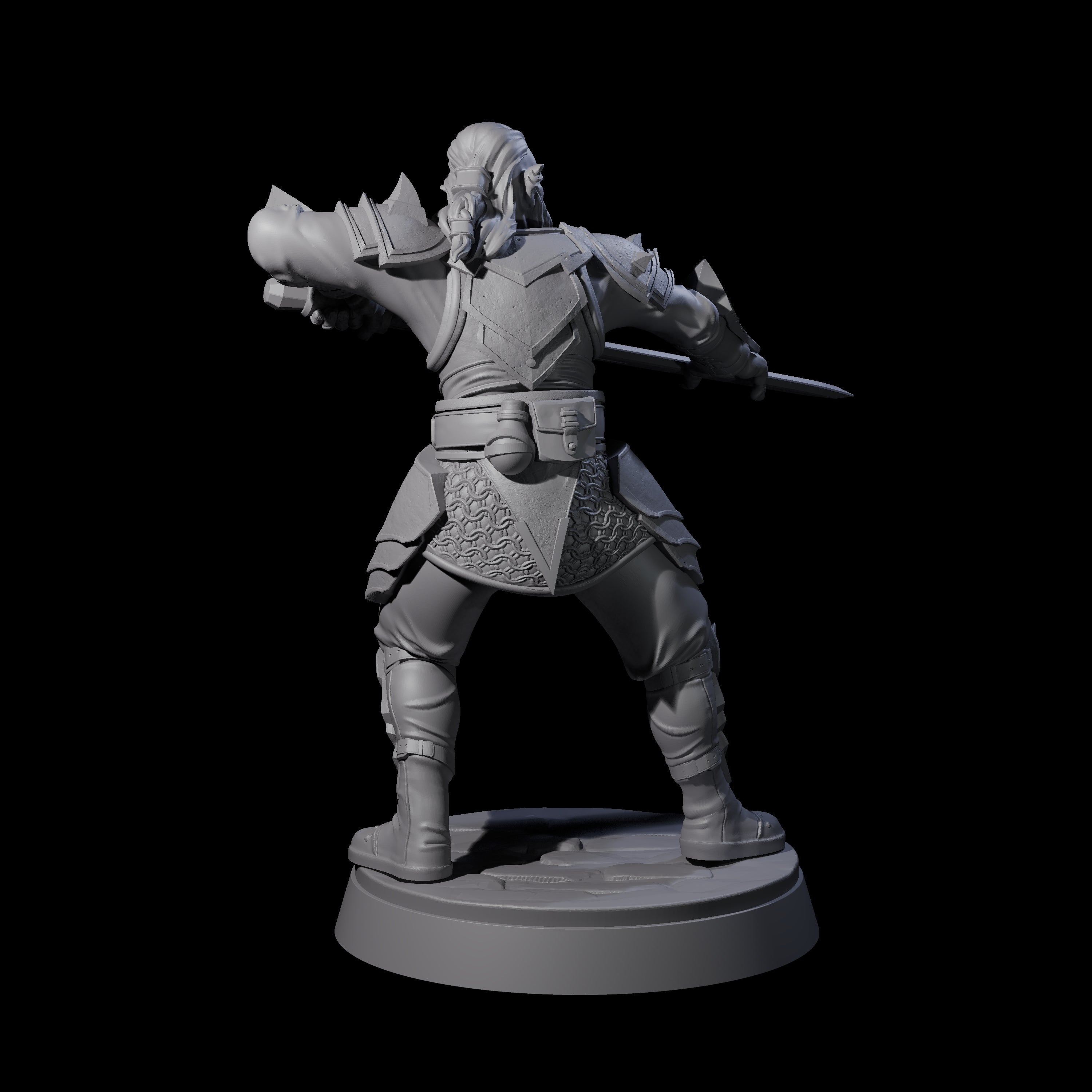 Classic Hobgoblin Raider D Miniature for Dungeons and Dragons, Pathfinder or other TTRPGs