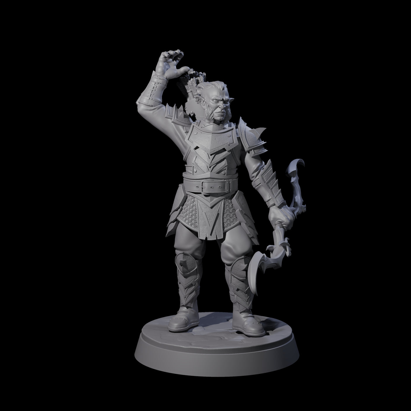 Classic Hobgoblin Raider E Miniature for Dungeons and Dragons, Pathfinder or other TTRPGs