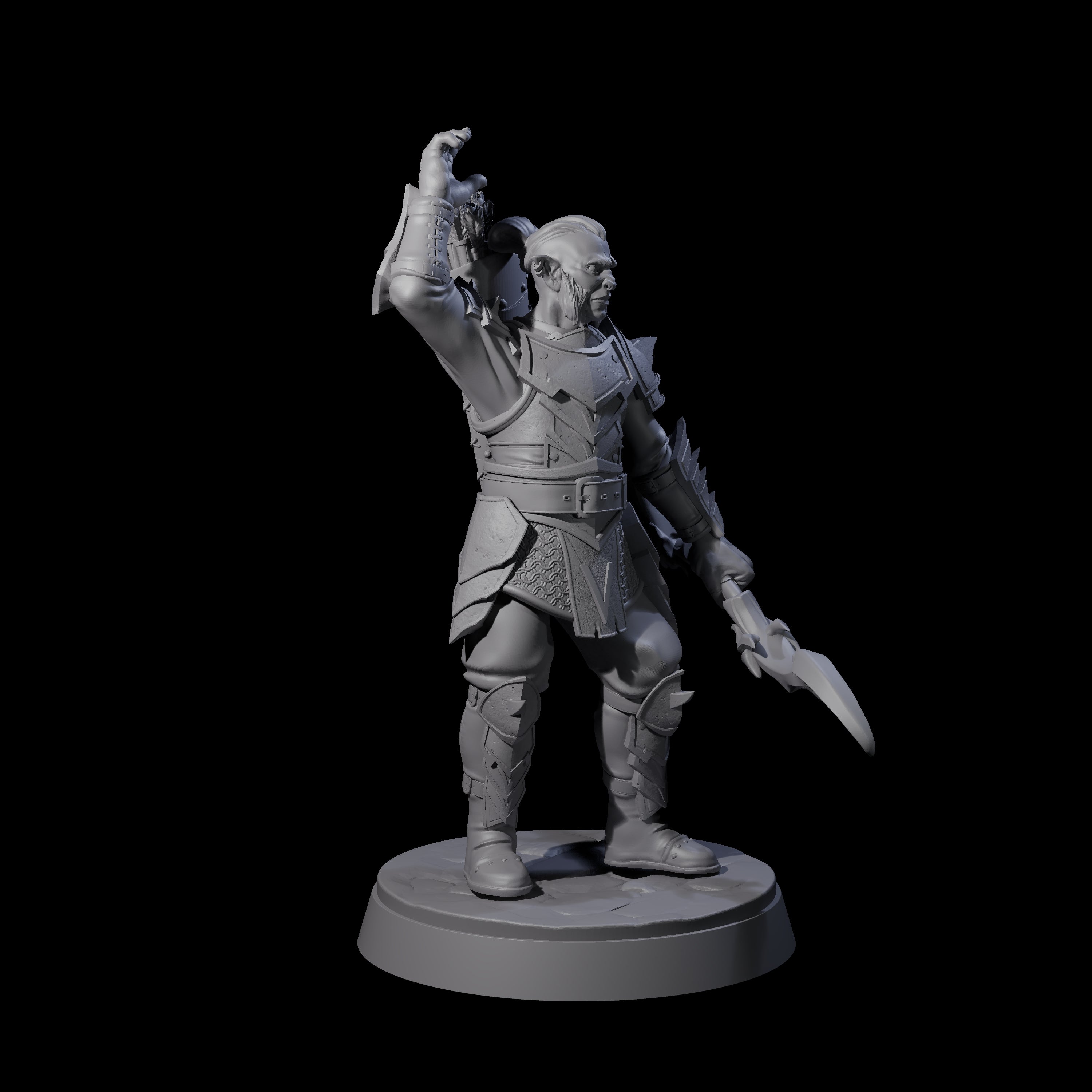 Classic Hobgoblin Raider E Miniature for Dungeons and Dragons, Pathfinder or other TTRPGs