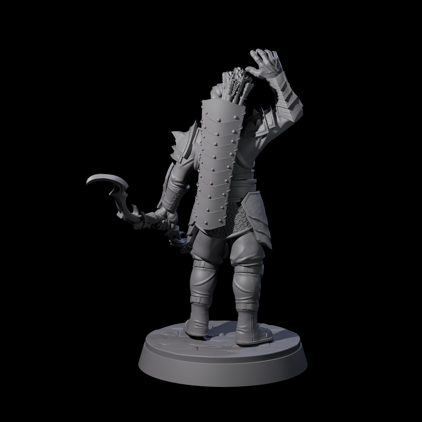 Classic Hobgoblin Raider E Miniature for Dungeons and Dragons, Pathfinder or other TTRPGs
