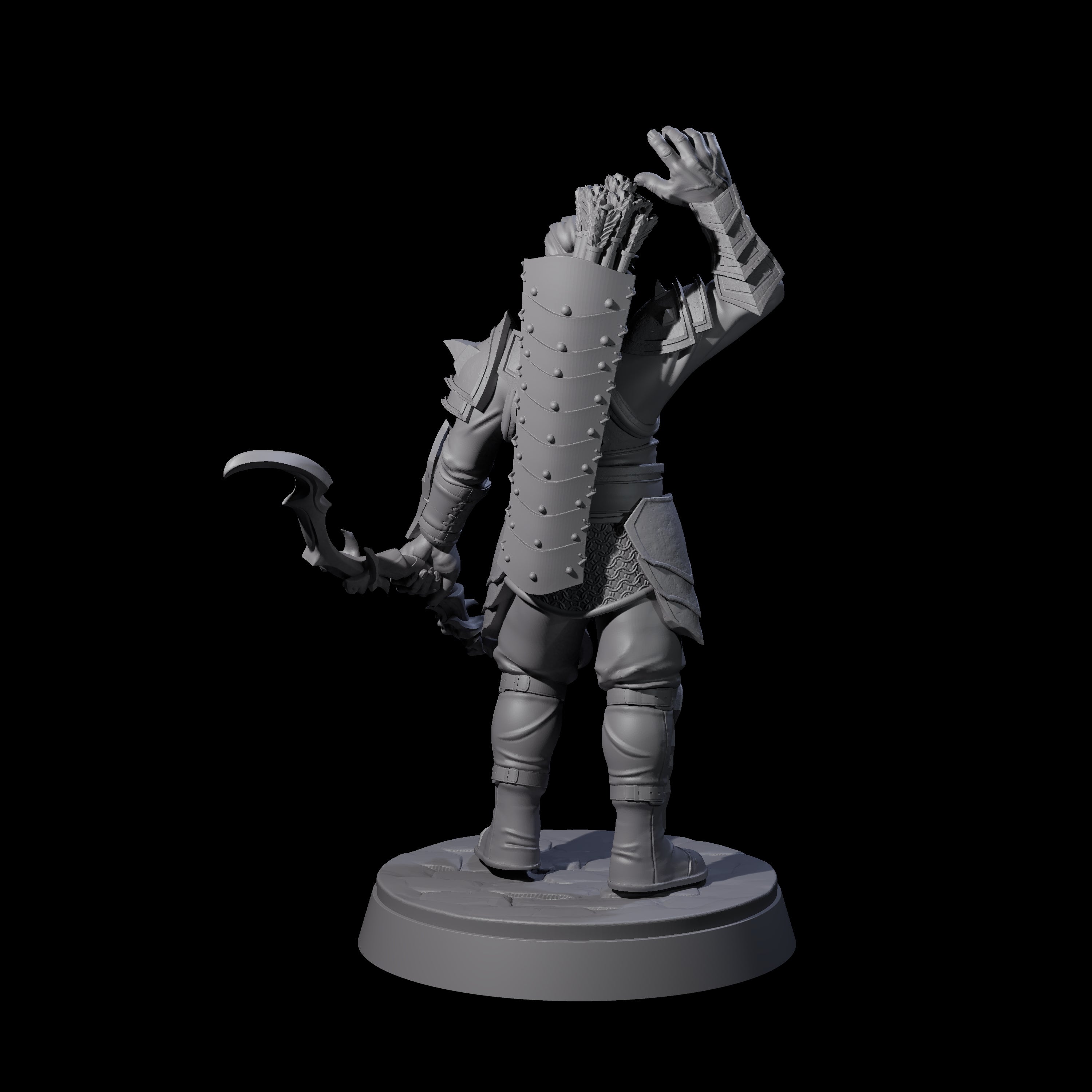 Classic Hobgoblin Raider E Miniature for Dungeons and Dragons, Pathfinder or other TTRPGs