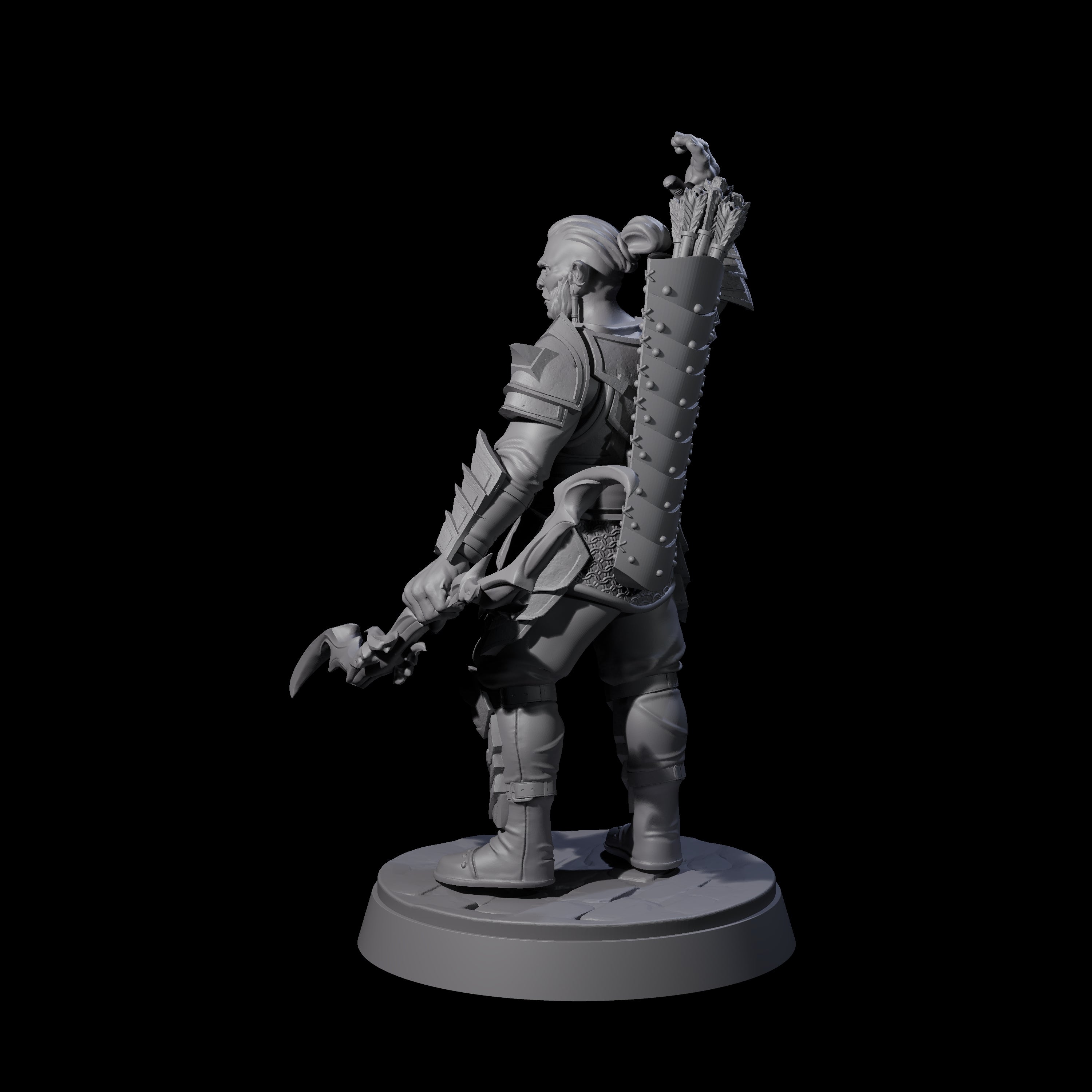 Classic Hobgoblin Raider E Miniature for Dungeons and Dragons, Pathfinder or other TTRPGs