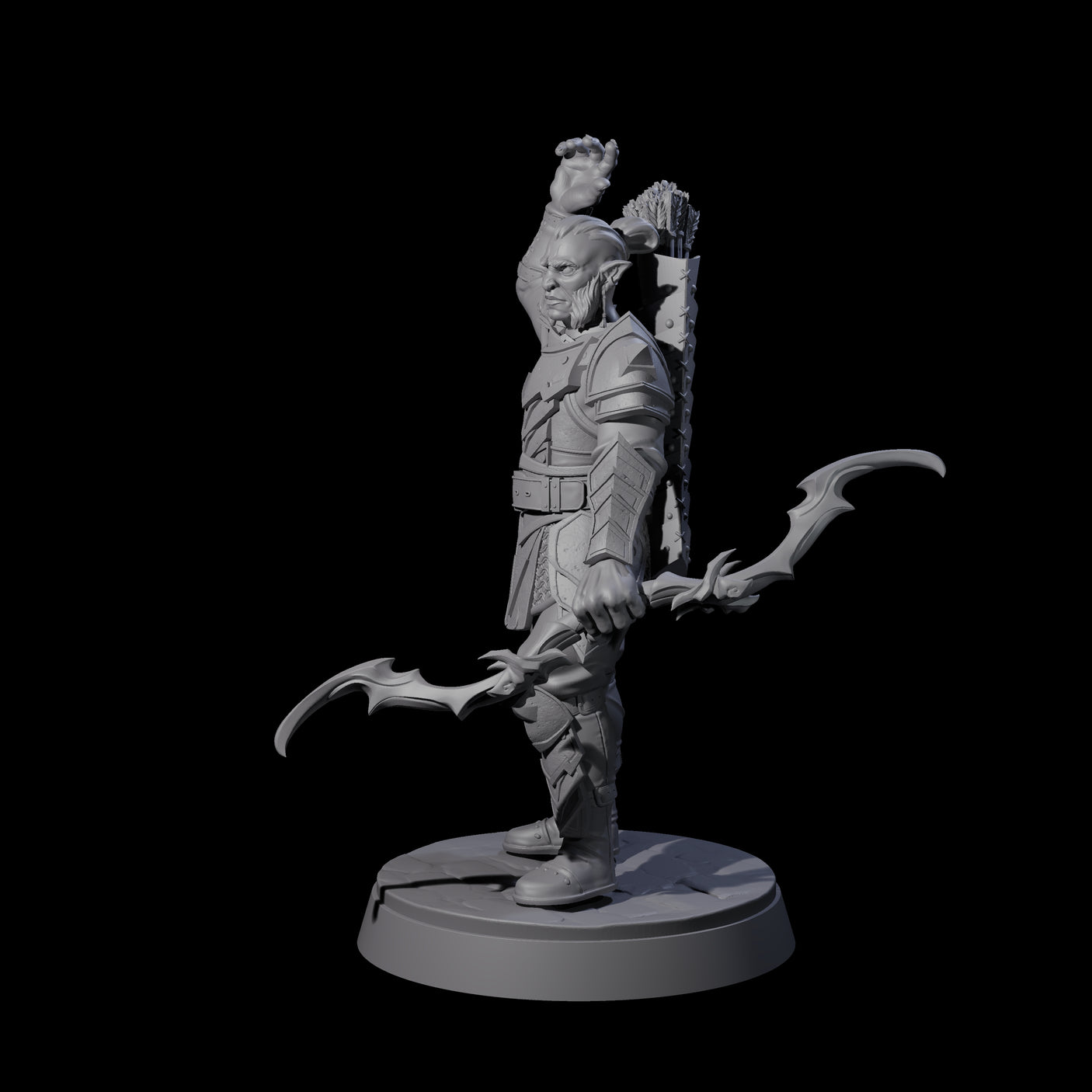 Classic Hobgoblin Raider E Miniature for Dungeons and Dragons, Pathfinder or other TTRPGs