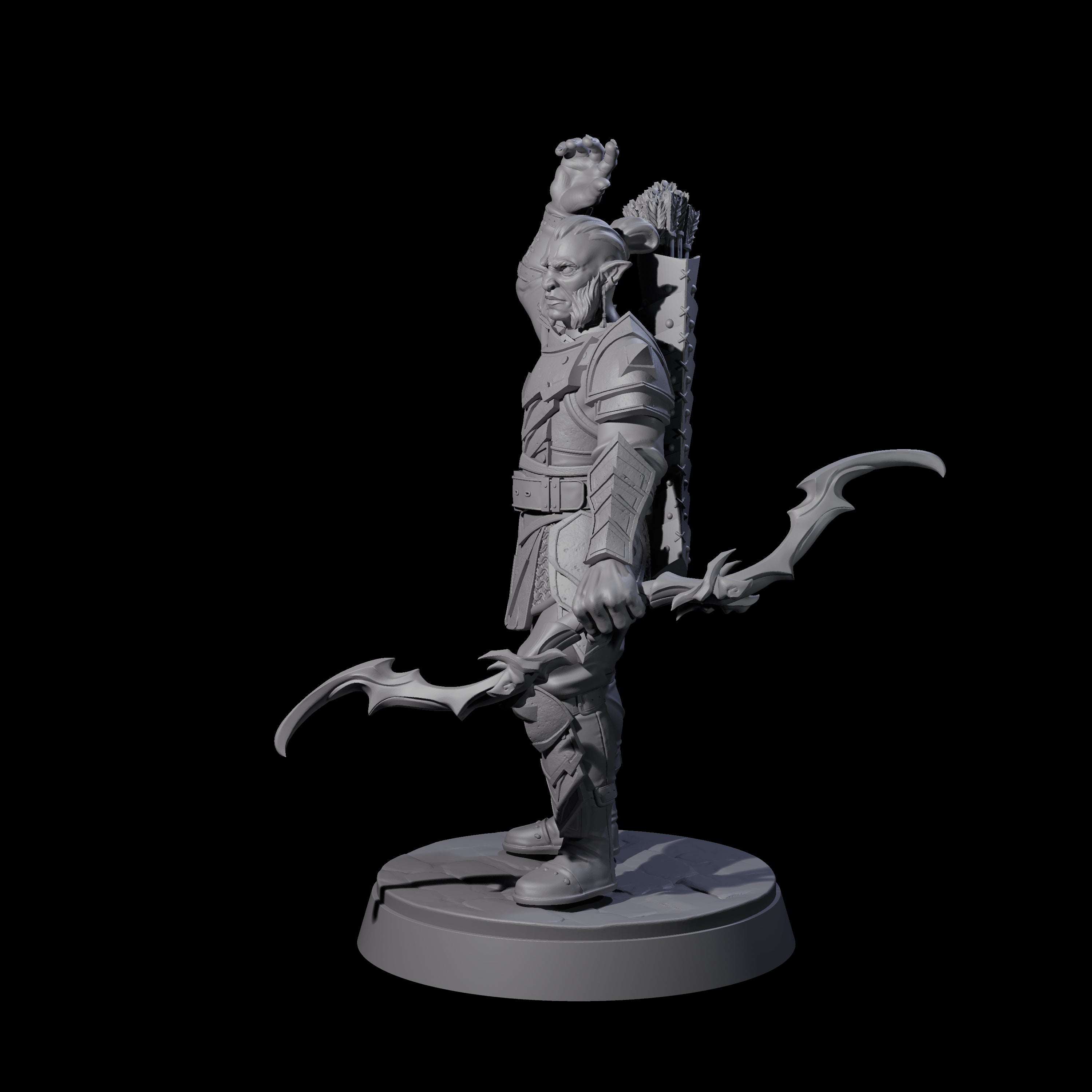 Classic Hobgoblin Raider E Miniature for Dungeons and Dragons, Pathfinder or other TTRPGs
