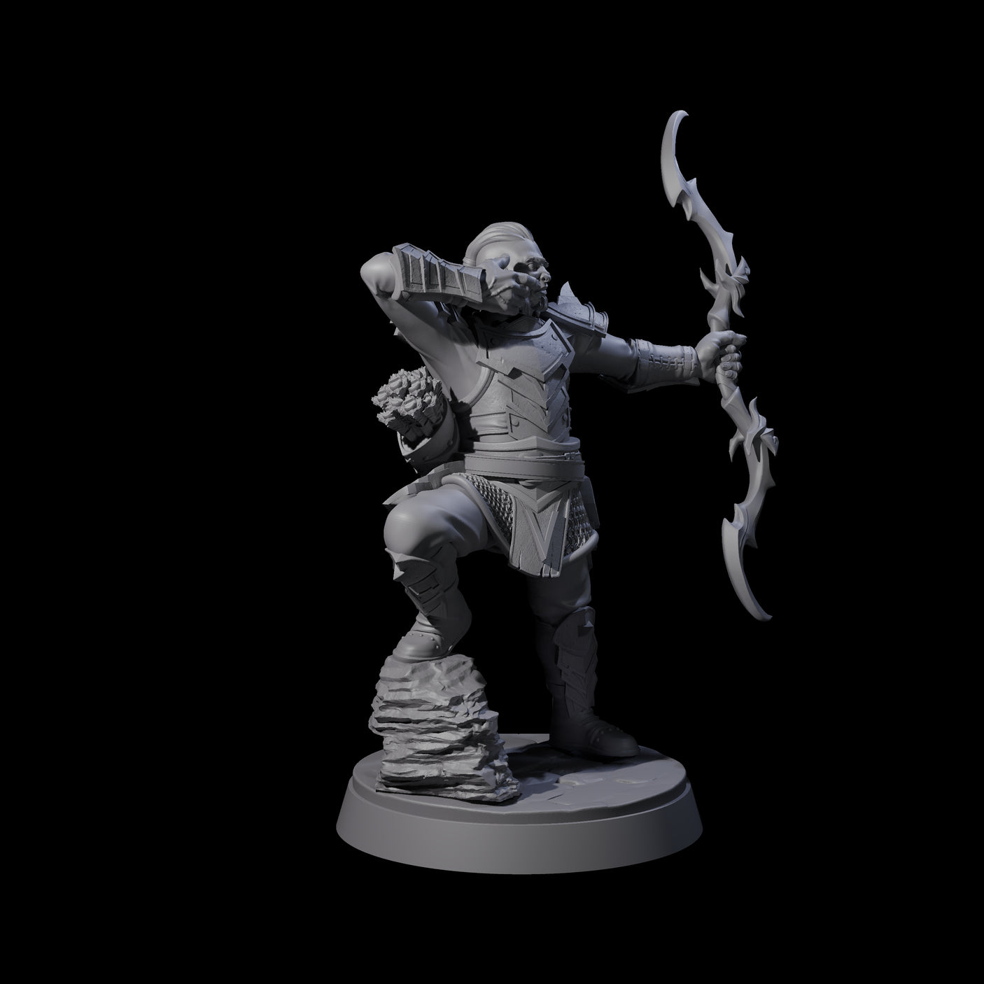 Classic Hobgoblin Raider F Miniature for Dungeons and Dragons, Pathfinder or other TTRPGs