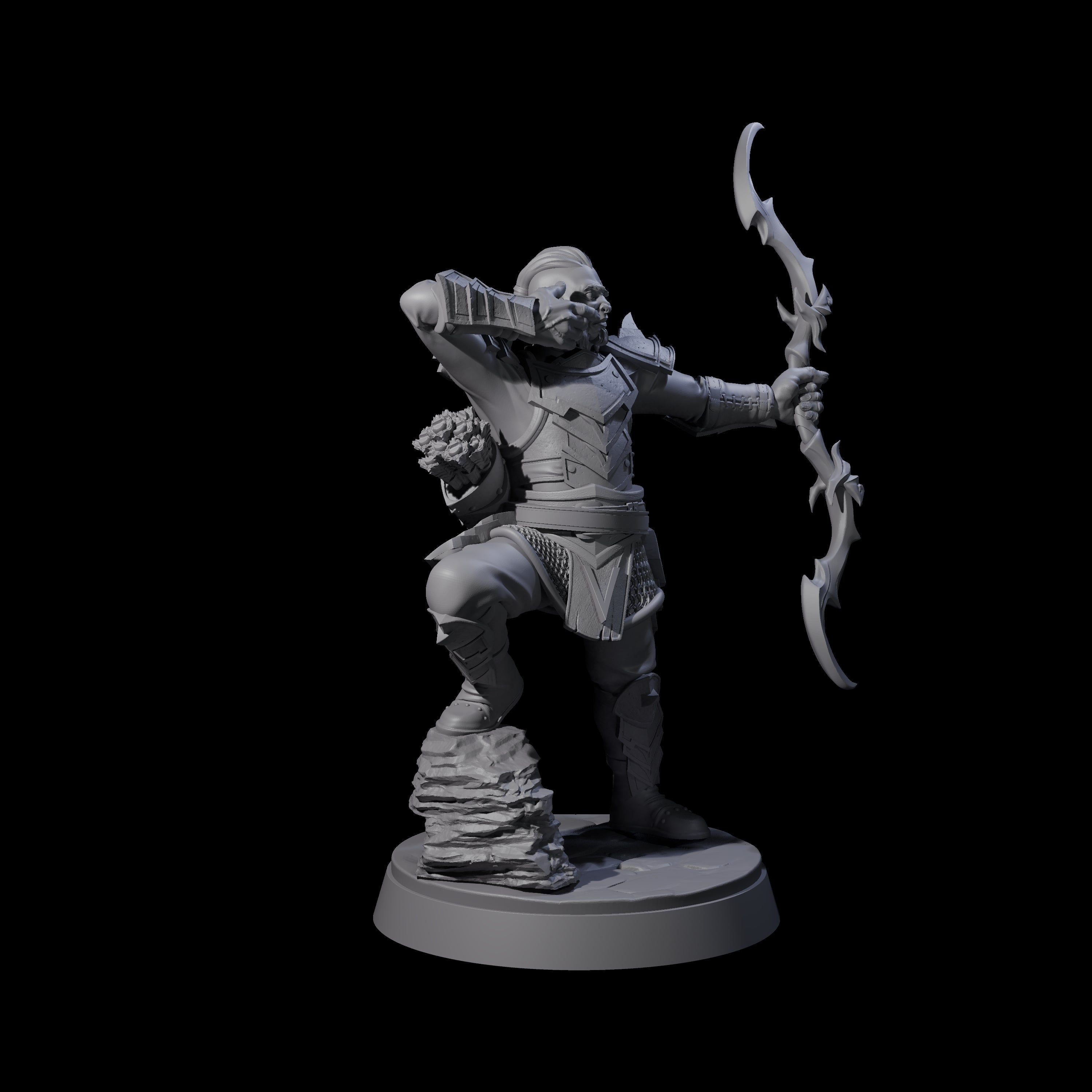 Classic Hobgoblin Raider F Miniature for Dungeons and Dragons, Pathfinder or other TTRPGs