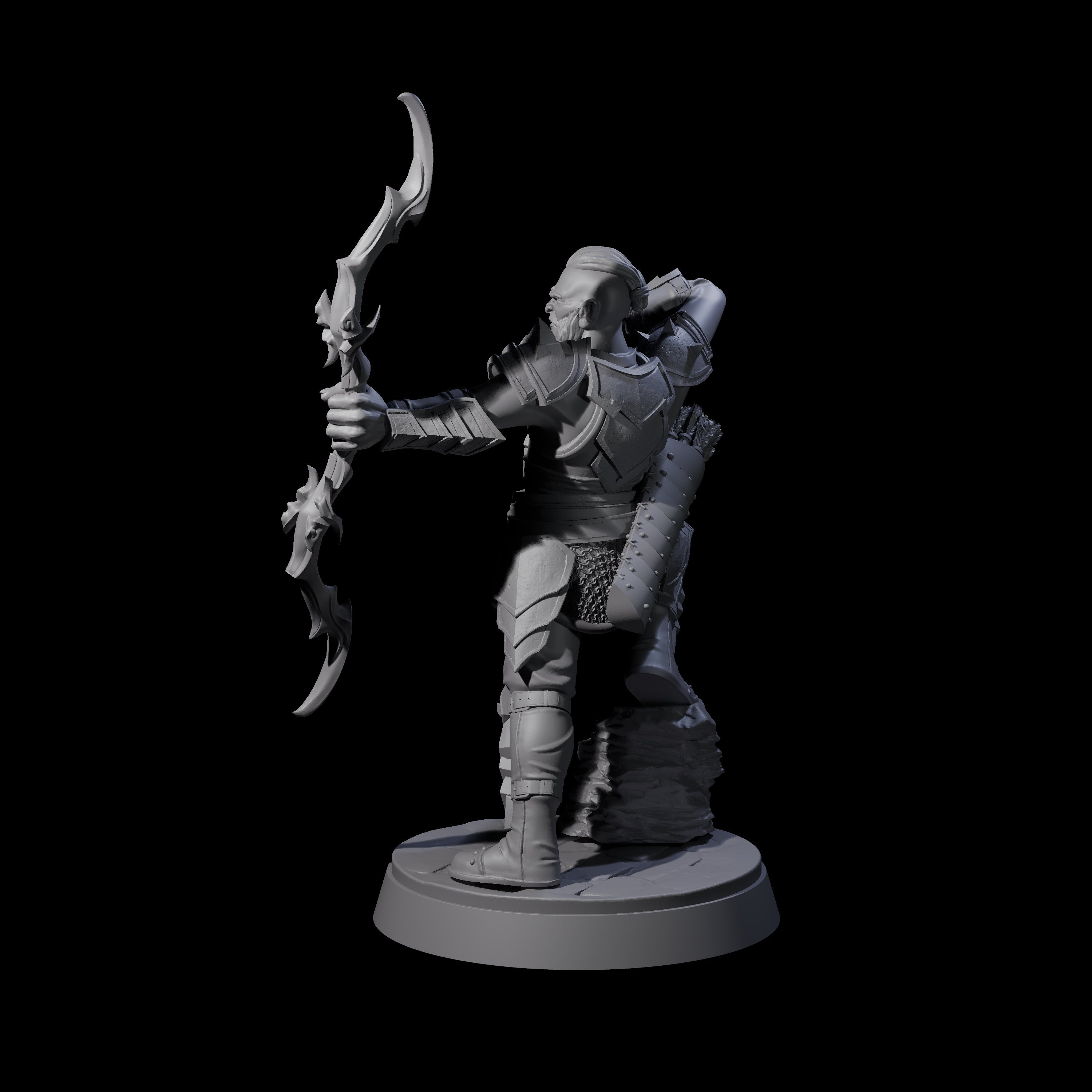 Classic Hobgoblin Raider F Miniature for Dungeons and Dragons, Pathfinder or other TTRPGs