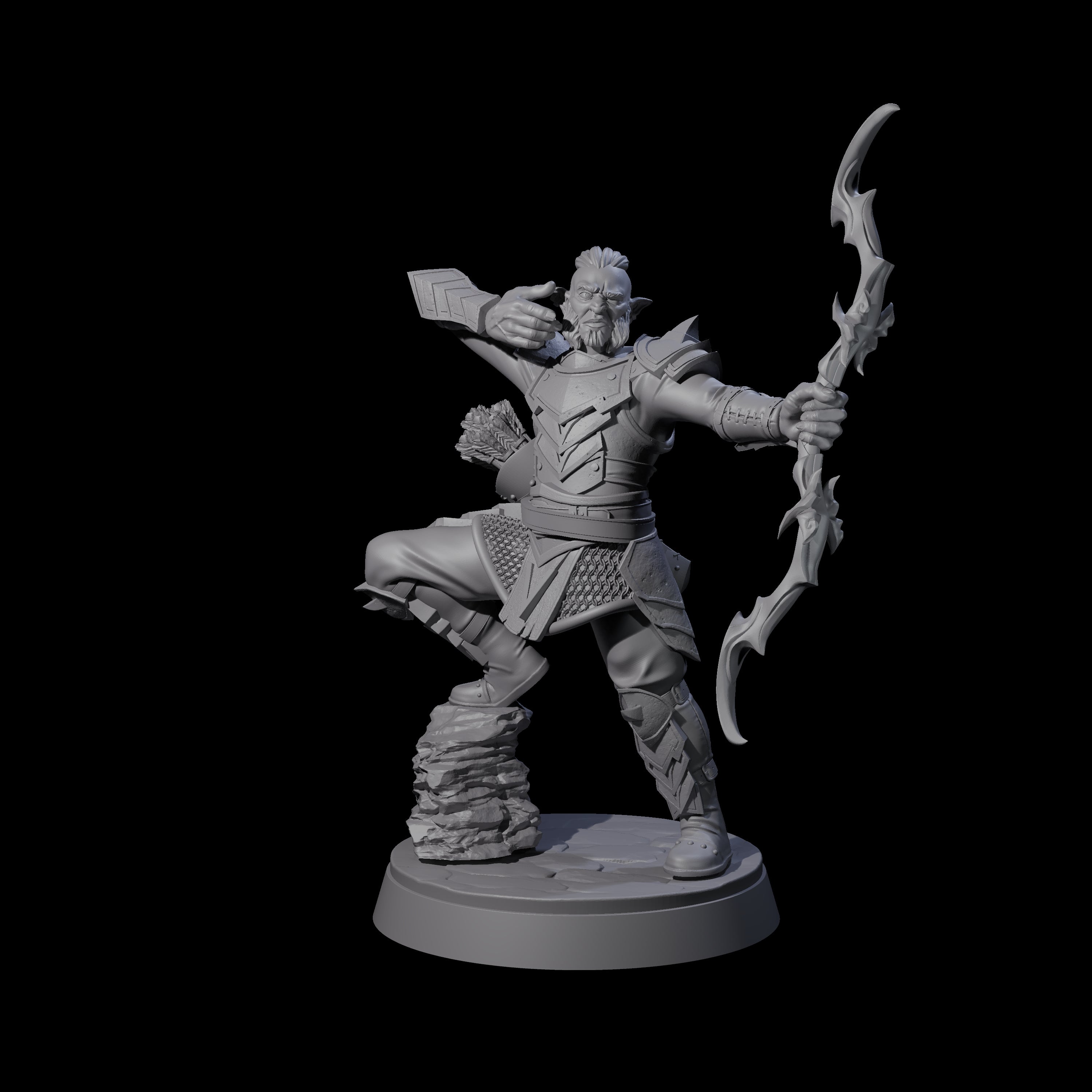 Classic Hobgoblin Raider F Miniature for Dungeons and Dragons, Pathfinder or other TTRPGs
