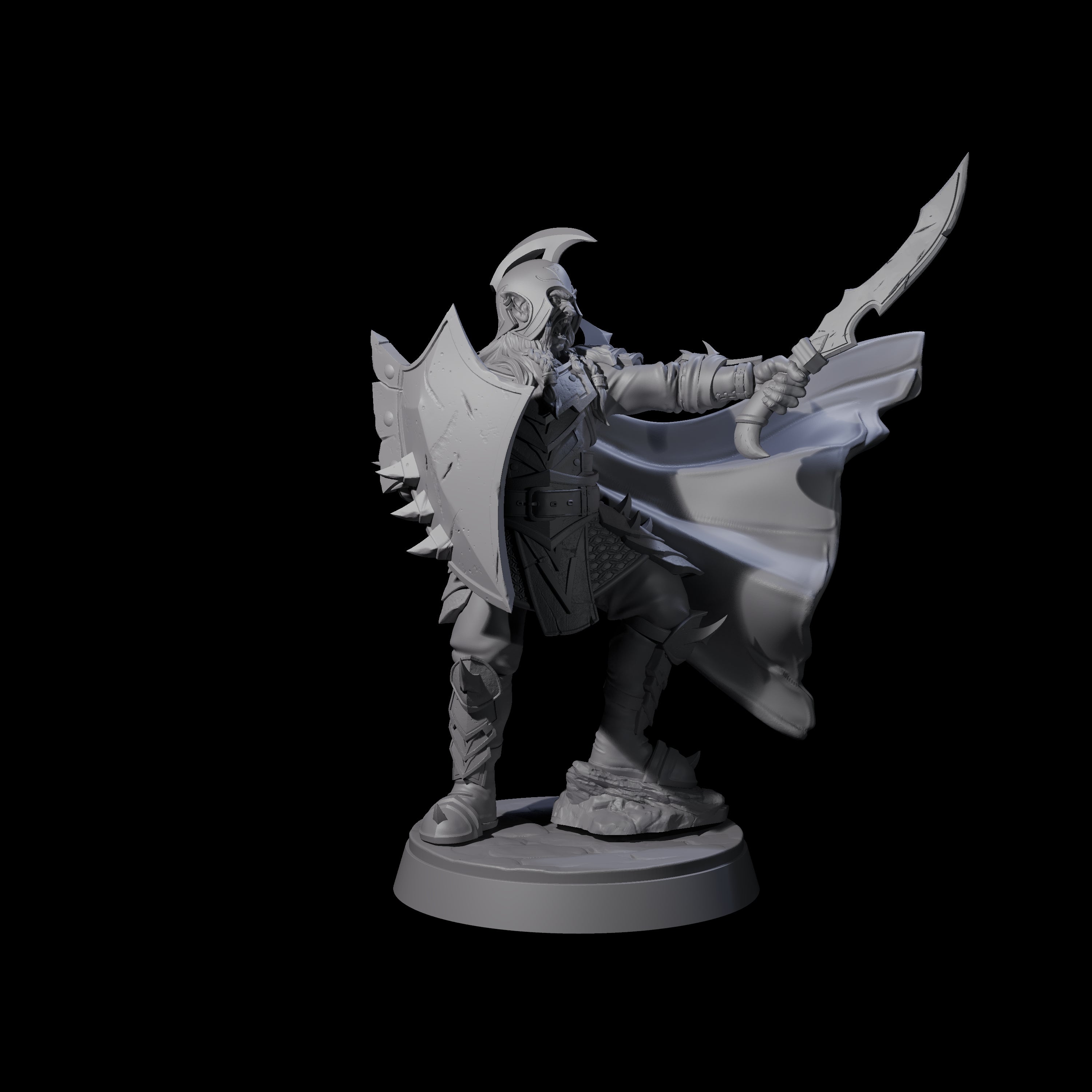 Classic Hobgoblin Raider G Miniature for Dungeons and Dragons, Pathfinder or other TTRPGs