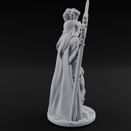 Classically Awesome Human Paladin Miniature for Dungeons and Dragons, Pathfinder or other TTRPGs