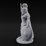 Classically Awesome Human Paladin Miniature for Dungeons and Dragons, Pathfinder or other TTRPGs