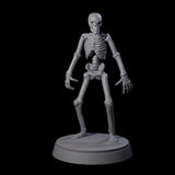 Clattering Classic Skeleton A Miniature for Dungeons and Dragons, Pathfinder or other TTRPGs
