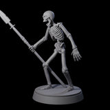 Clattering Classic Skeleton B Miniature for Dungeons and Dragons, Pathfinder or other TTRPGs