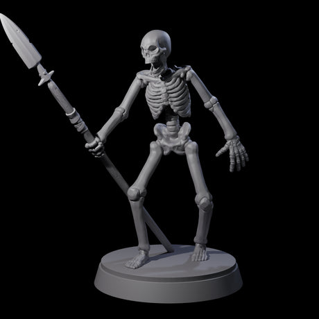 Clattering Classic Skeleton B Miniature for Dungeons and Dragons, Pathfinder or other TTRPGs