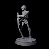Clattering Classic Skeleton C Miniature for Dungeons and Dragons, Pathfinder or other TTRPGs