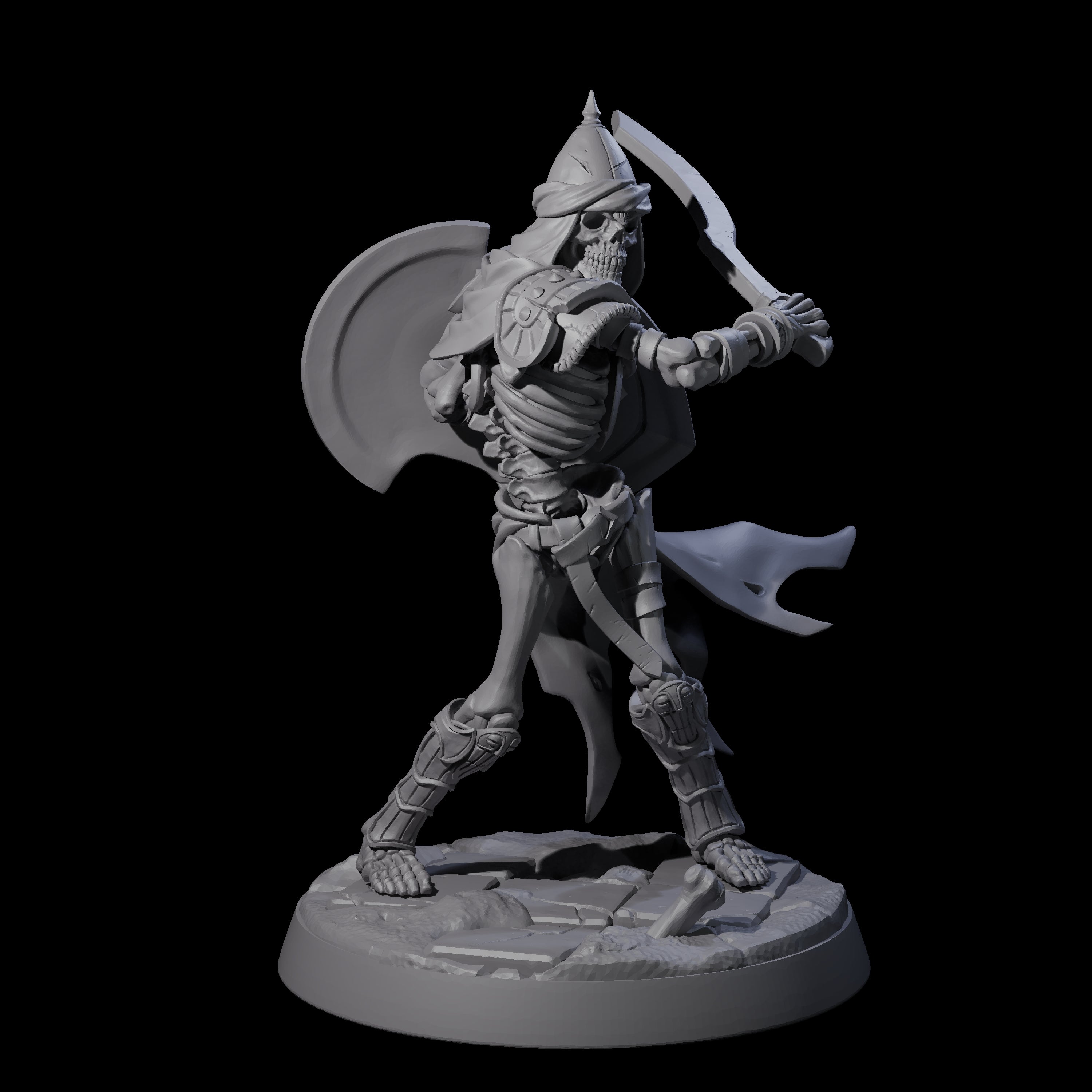 Clattering Skeleton A Miniature for Dungeons and Dragons, Pathfinder or other TTRPGs