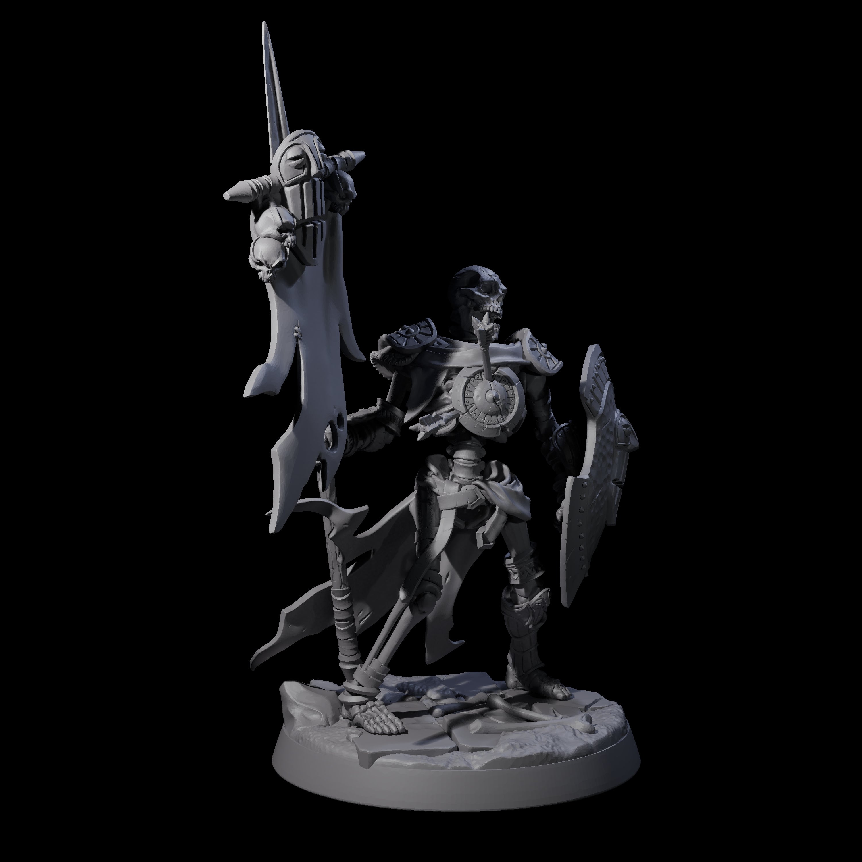 Clattering Skeleton B Miniature for Dungeons and Dragons, Pathfinder or other TTRPGs